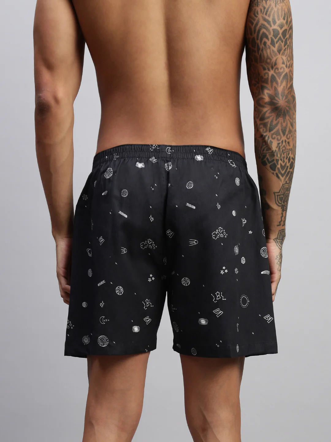 Men Pack of 2 Printed Cotton Boxer Shorts - Image 12