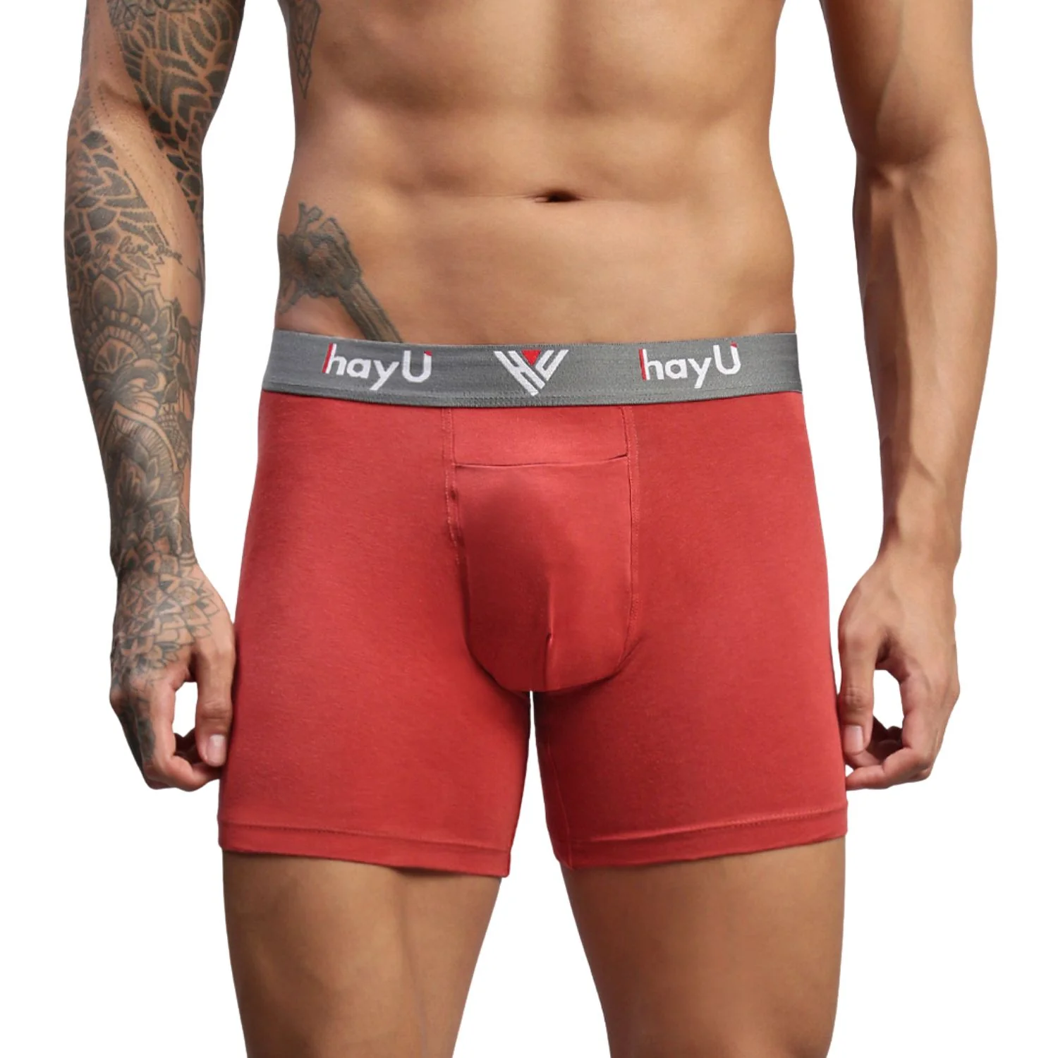 Men Pack of 3 Cotton Stretch Boxer Brief - Image 2