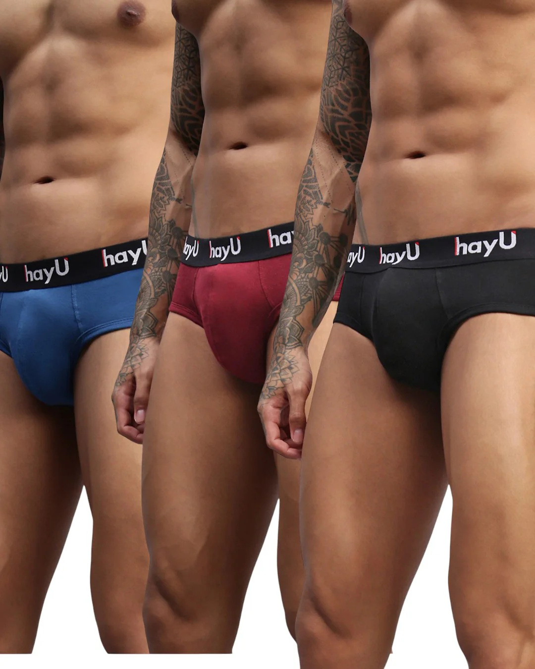 Men Pack of 3 Pure Cotton Brief