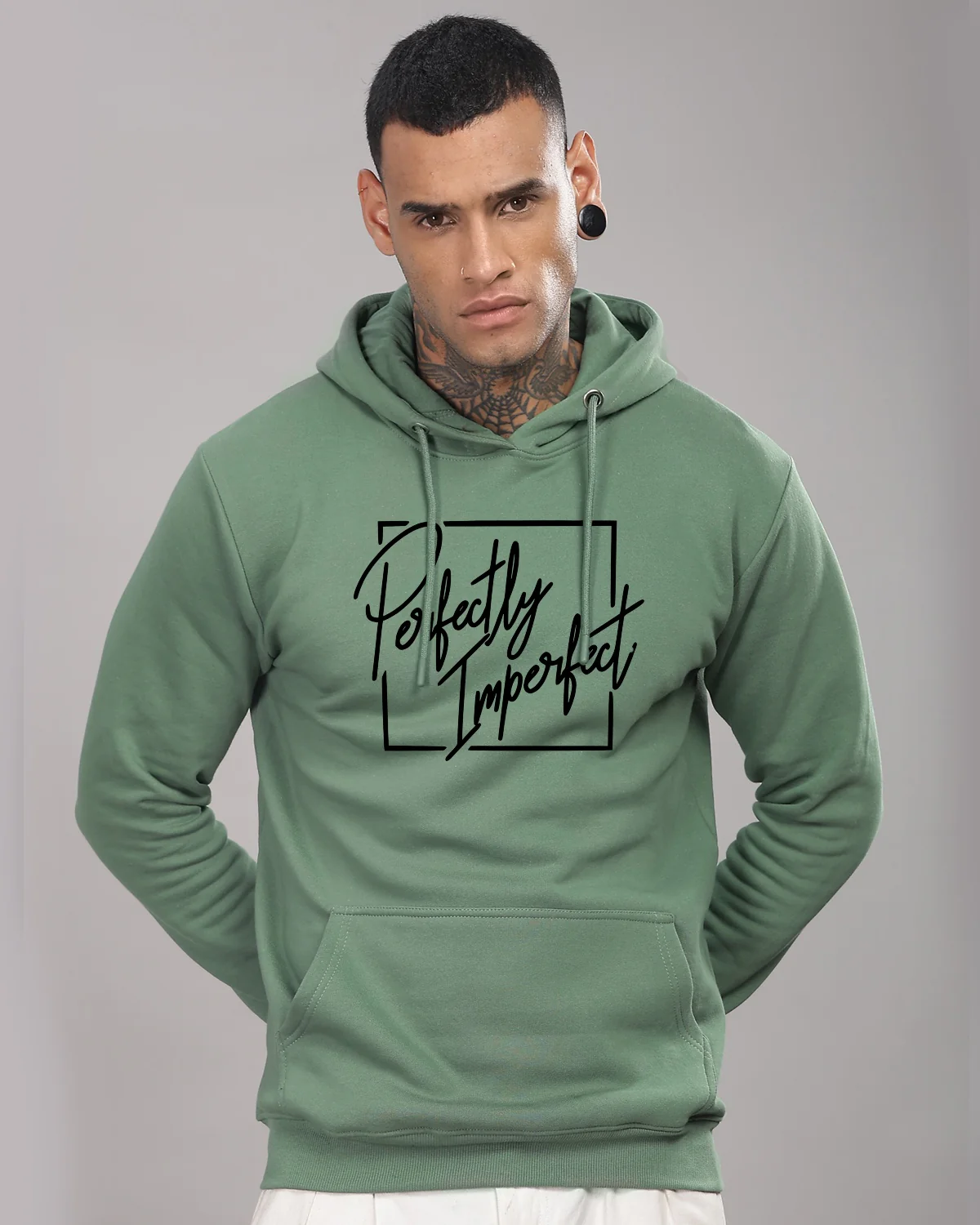 Men Pista Printed Hoodie