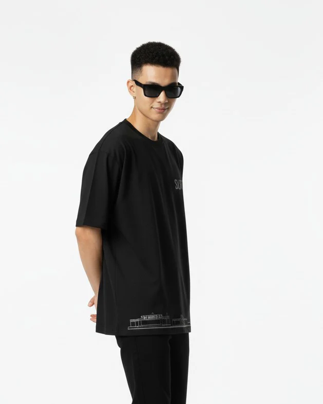 Men Printed Cotton Oversized T-Shirt - Image 10