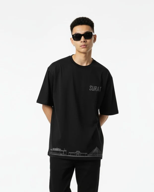 Men Printed Cotton Oversized T-Shirt - Image 11