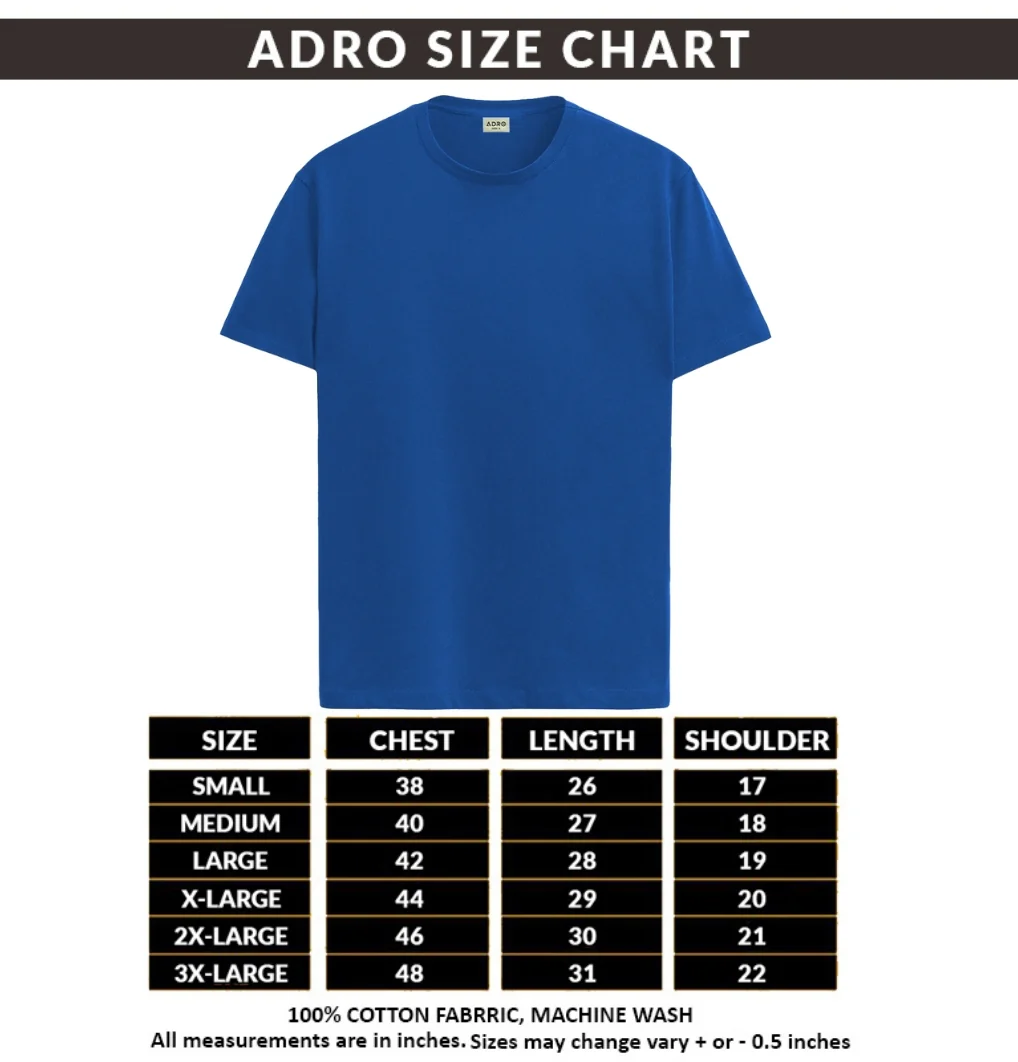 Men Printed Blue T-Shirt - Image 6