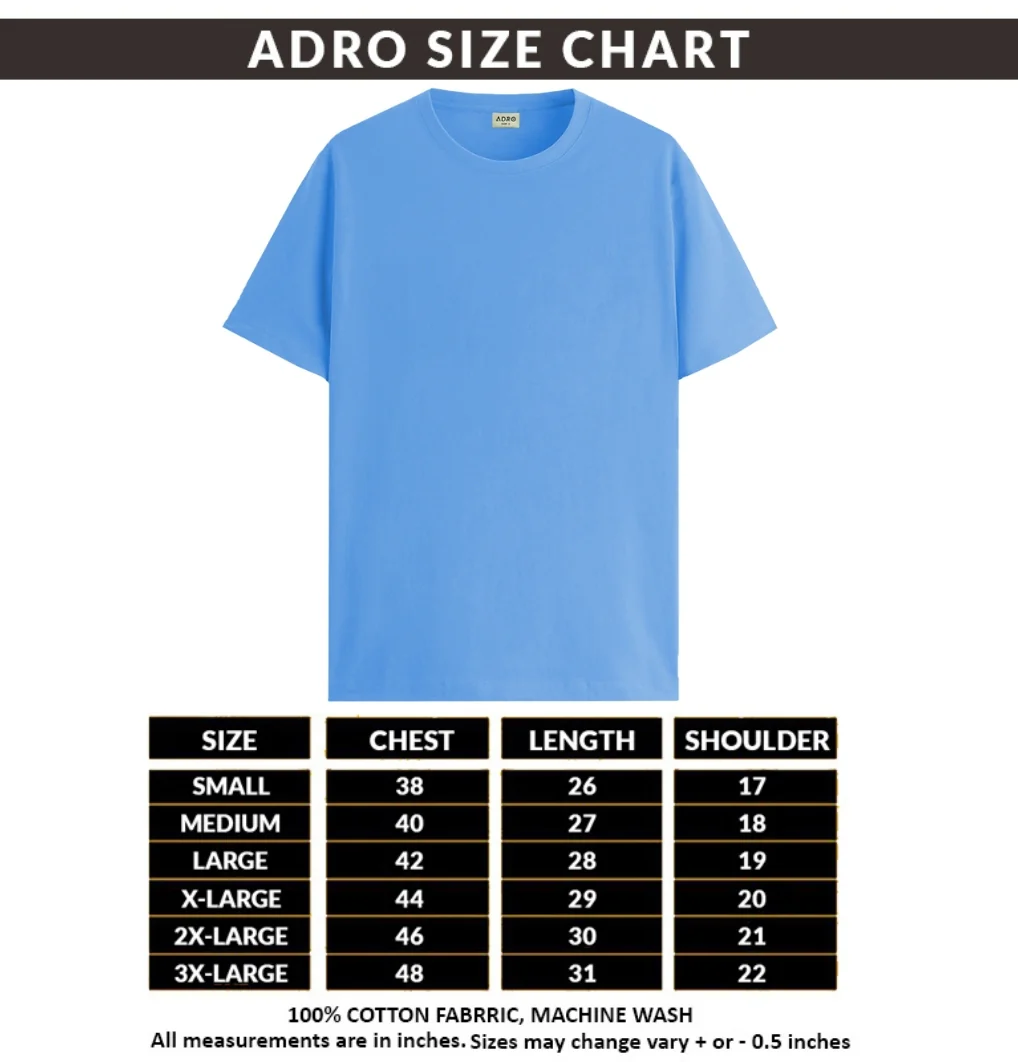 Men Printed Sky Blue T Shirt - Image 6