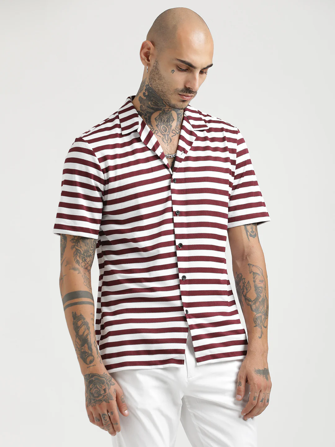 Men Relaxed Knit Shirt