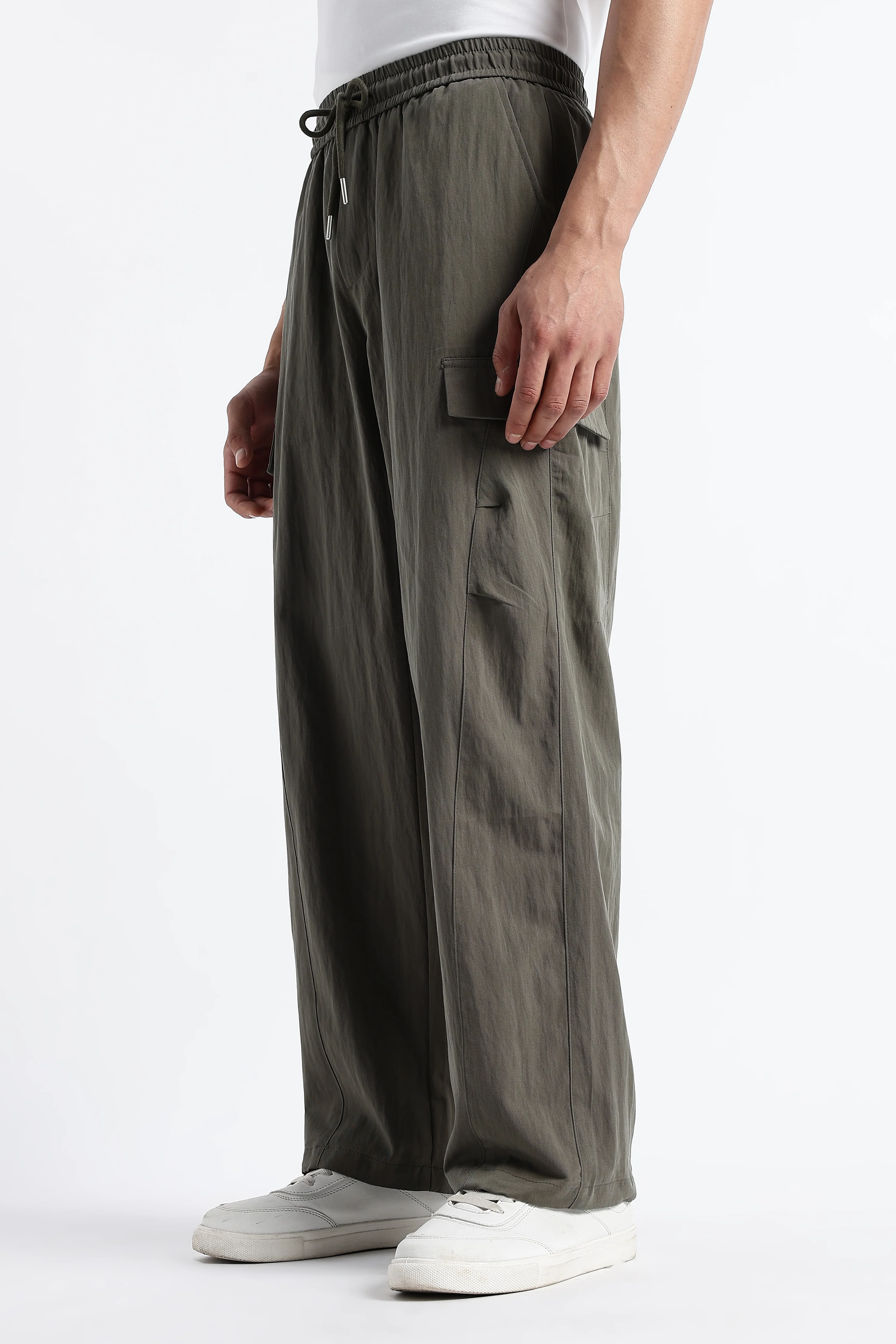 Men Relaxed Utility Cargo Pants - Image 6