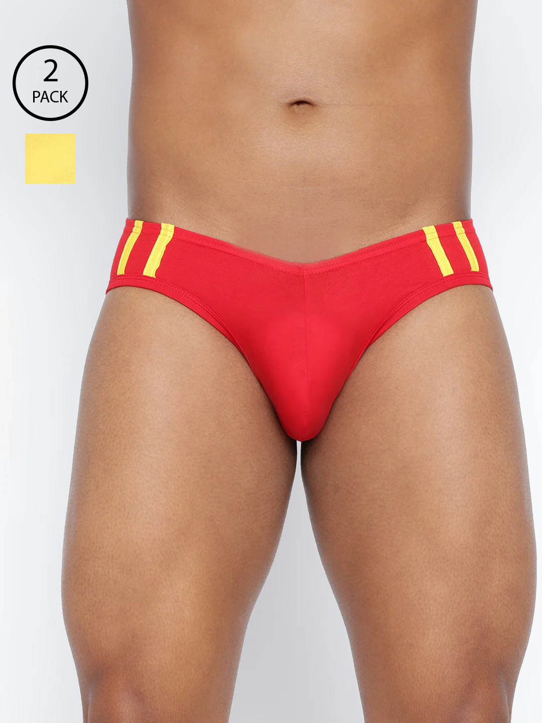 Men Striped Fashion Brief Pack of 2