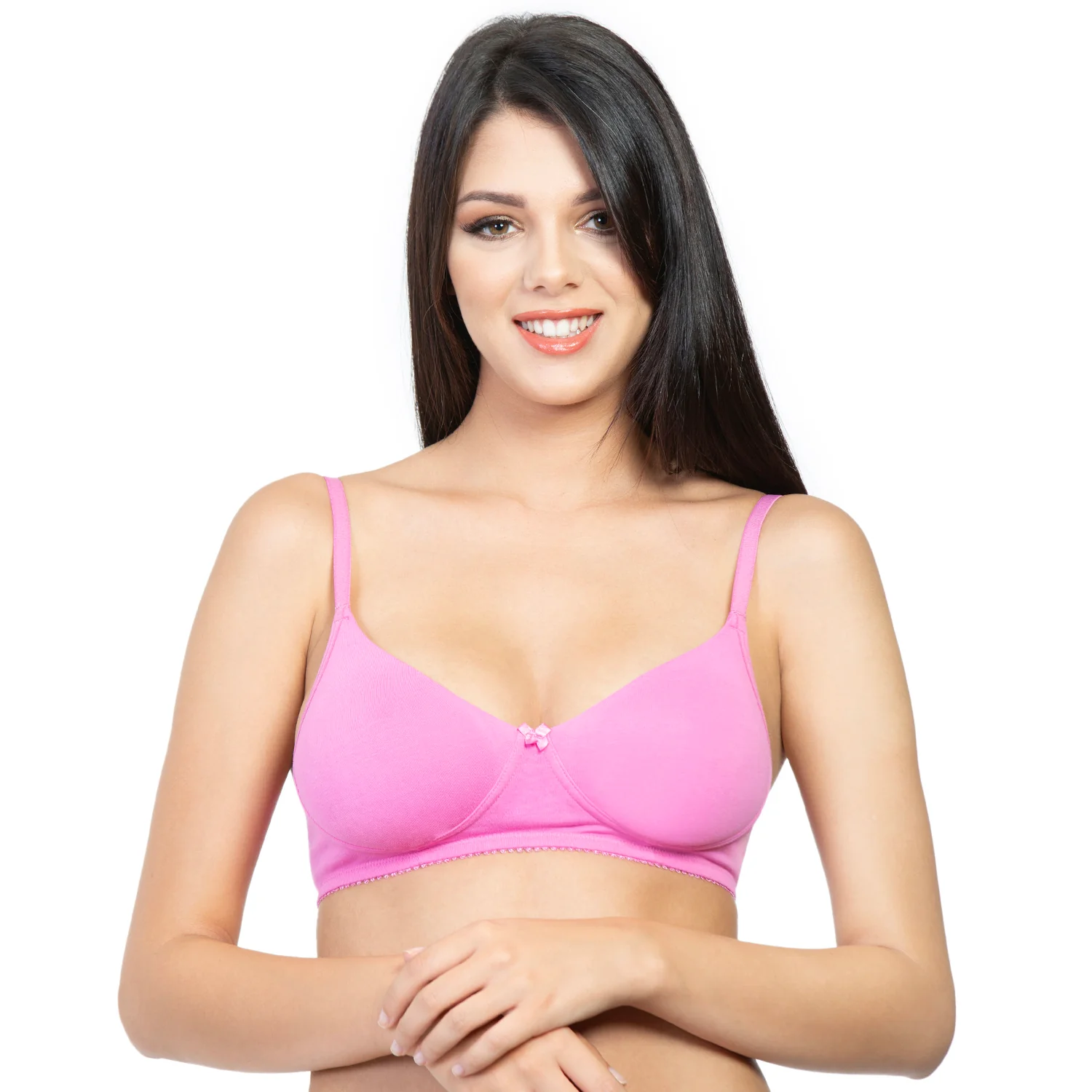 Non-Padded Non-Wired 3/4th Coverage T-Shirt Bra