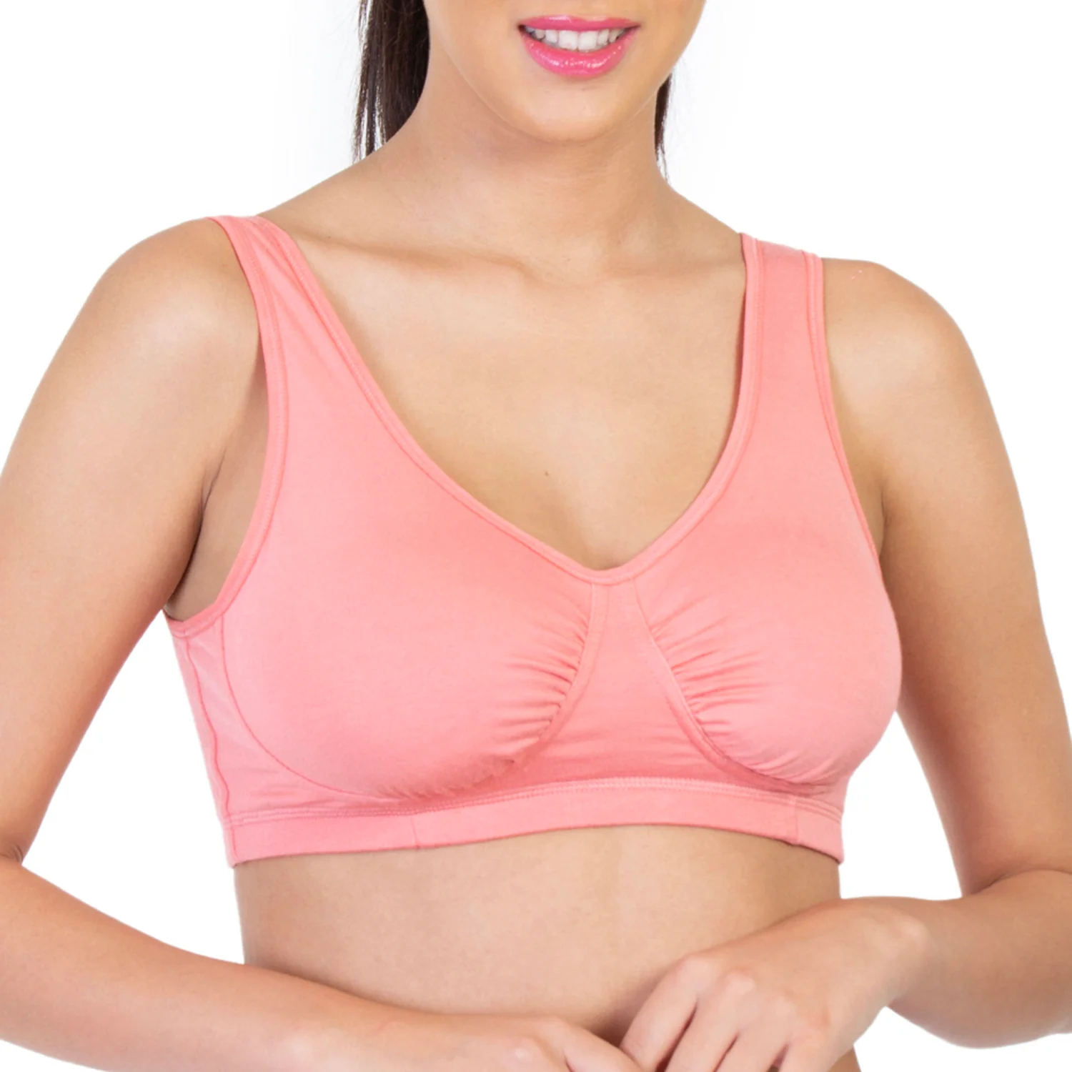 Non-Padded Non-Wired Full Coverage Sleeping Bra - Image 3