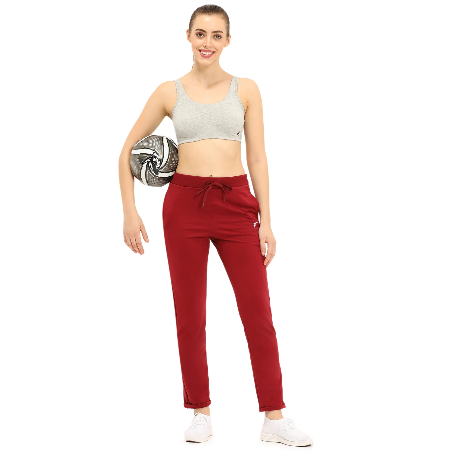 Non-padded Non-wired Full Coverage Slip-on Moulded Double Layered Sports Bra - Image 6