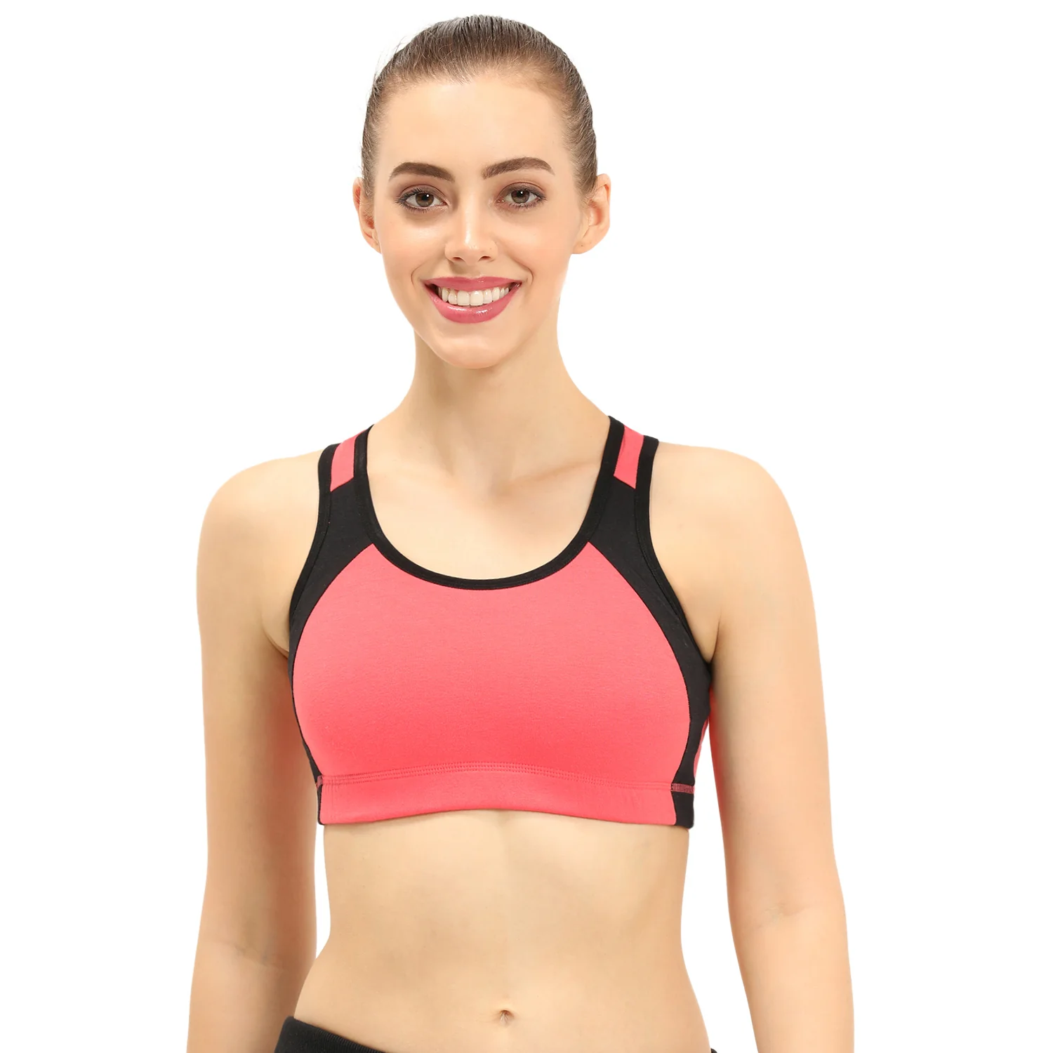 Padded Non-Wired Full Coverage Sports Bra