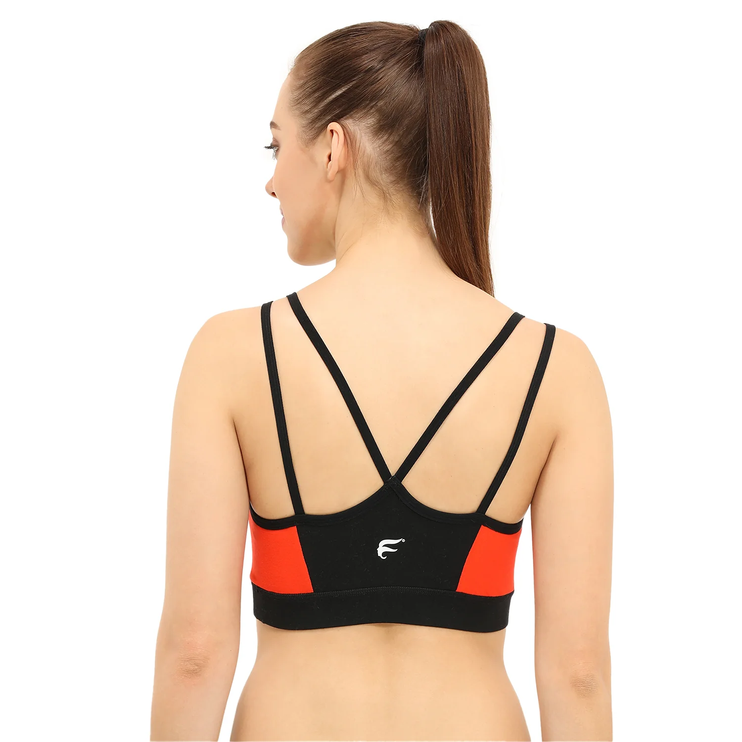 Padded Non-Wired Full Coverage Sports Bra - Image 2