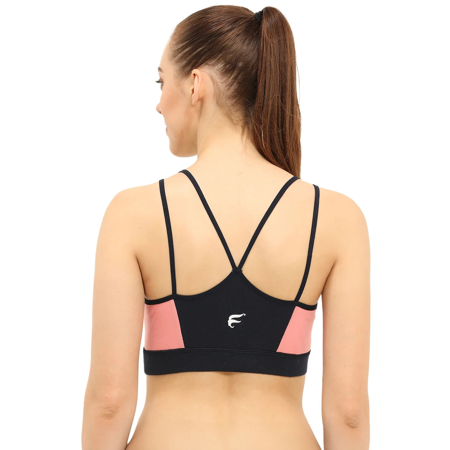 Padded Non-Wired Full Coverage Sports Bra - Image 2