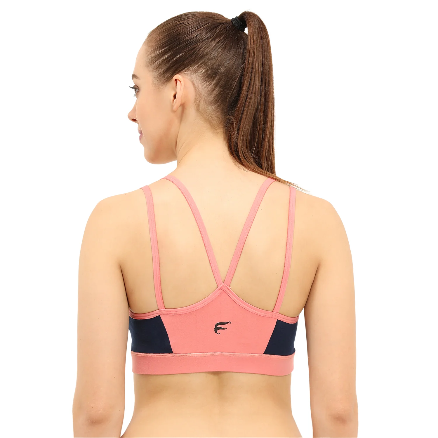 Padded Non-Wired Full Coverage Sports Bra - Image 2