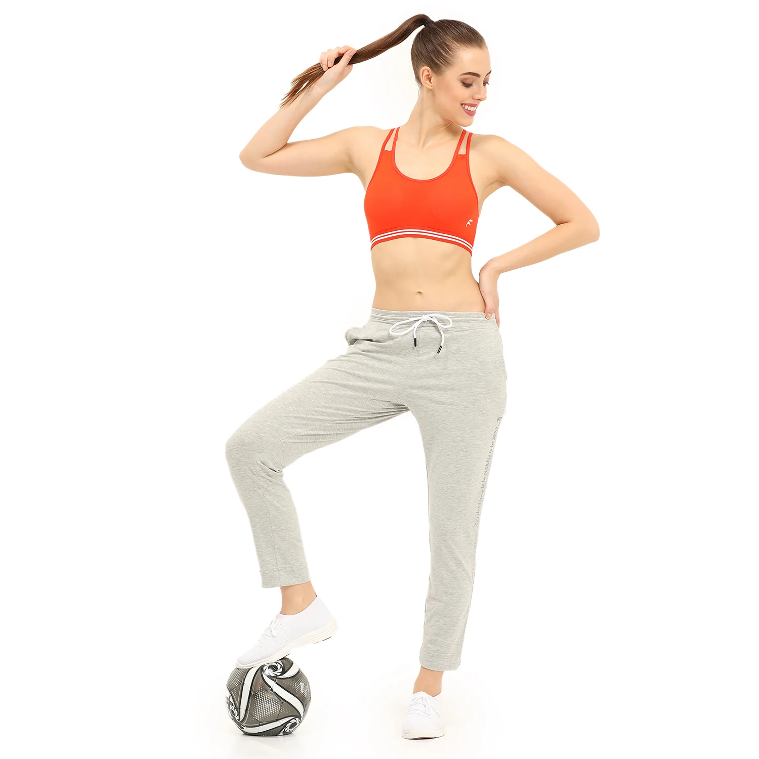 Padded Non-Wired Full Coverage Sports Bra - Image 6
