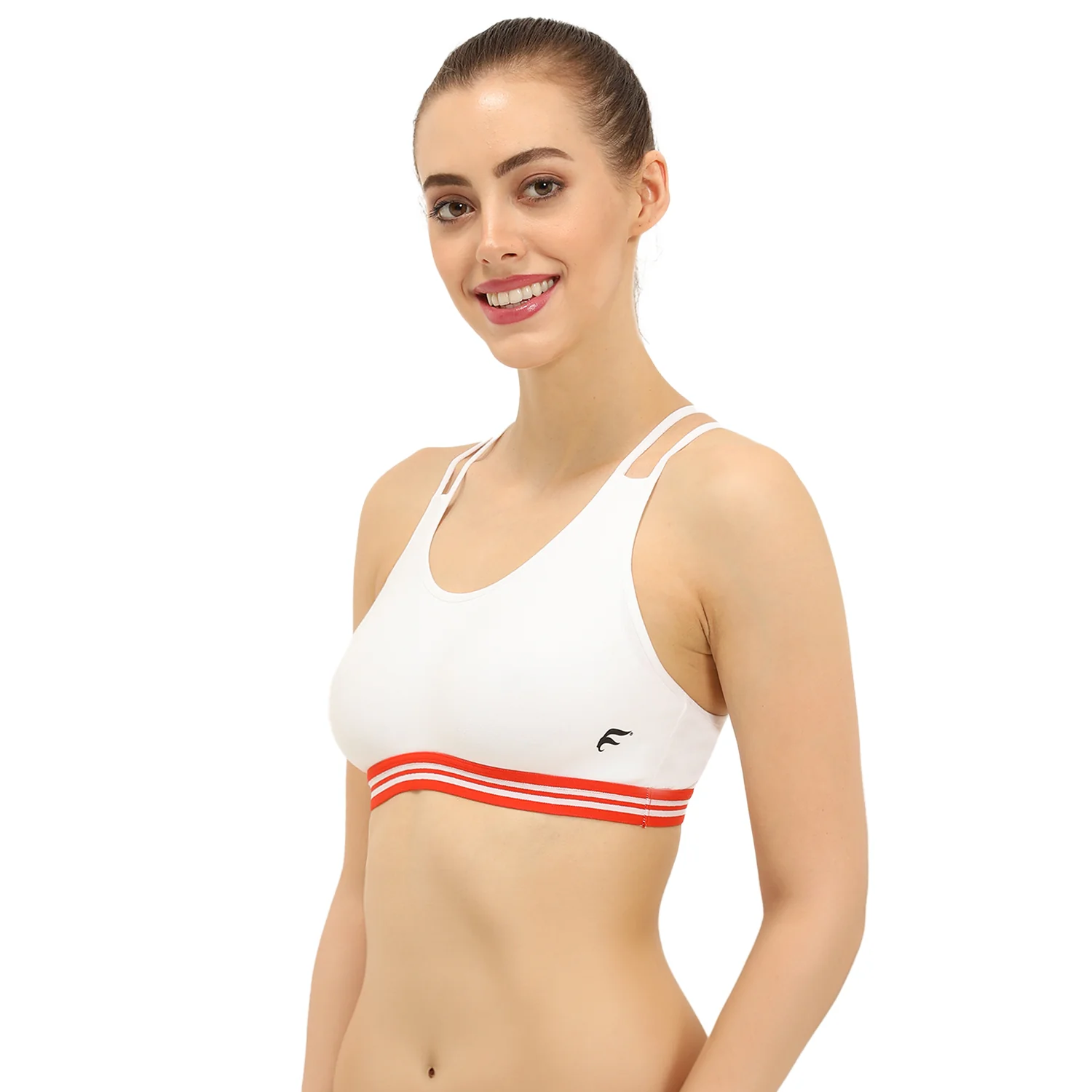Padded Non-Wired Full Coverage Sports Bra - Image 5