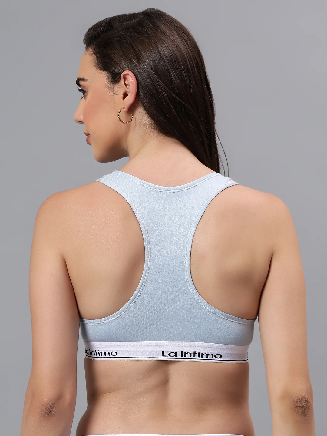 Padded Slip On Racerback Bra - Image 2