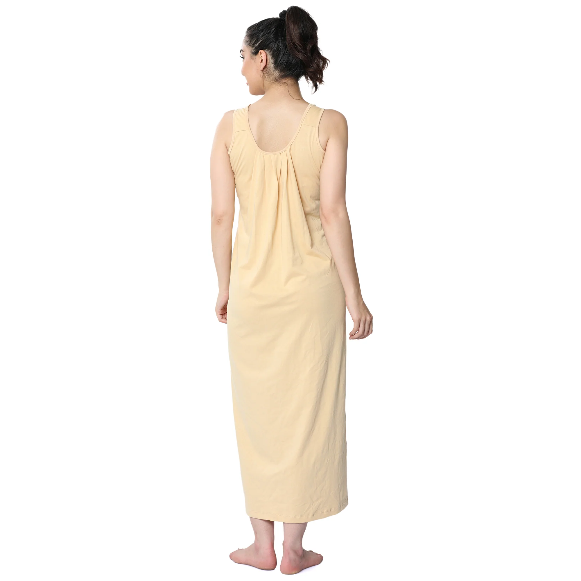 Relaxed Fit Scoop Neck Nighty Slip - Image 2