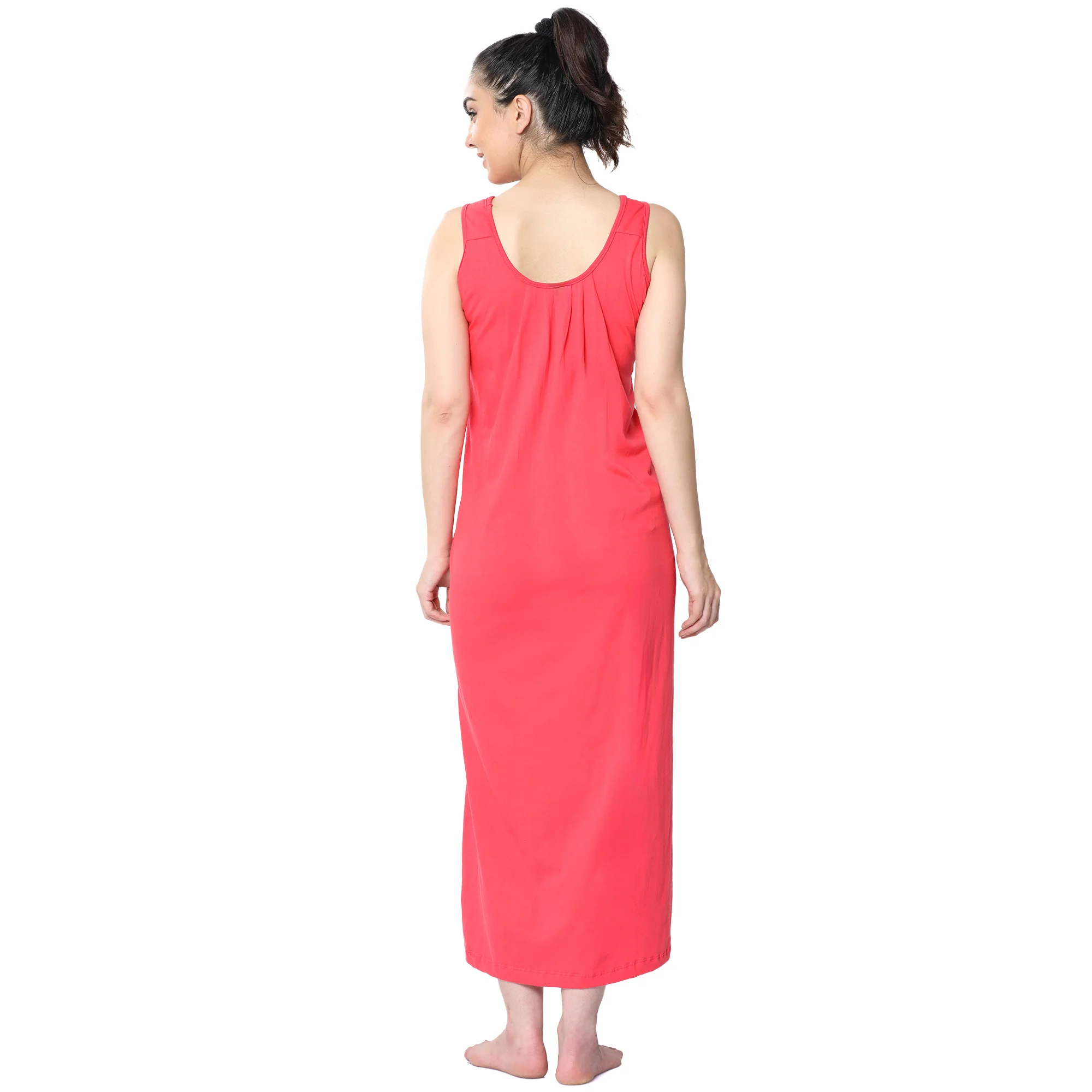 Relaxed Fit Scoop Neck Nighty Slip - Image 2