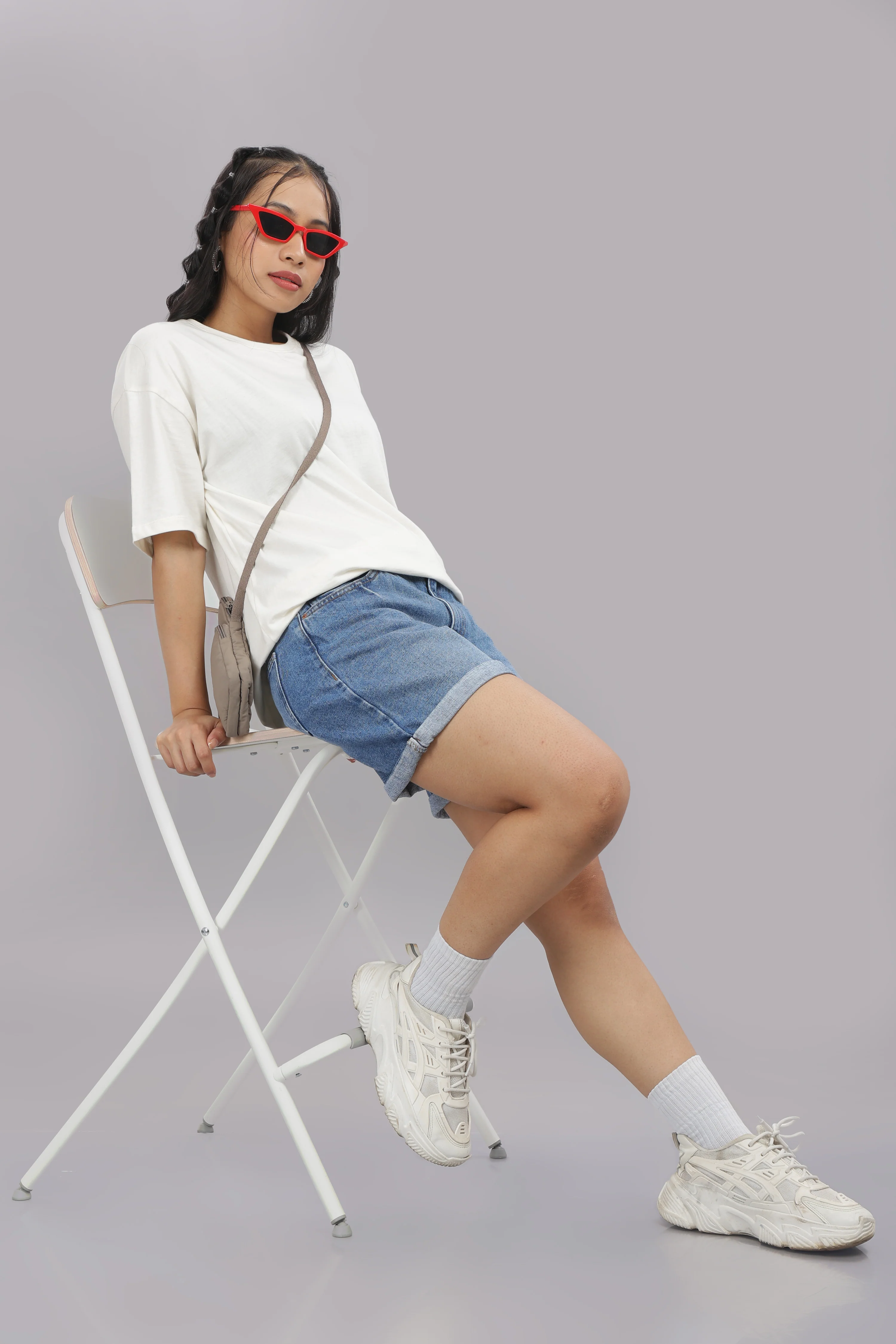 Women White Cotton Regular T-Shirt - Image 2