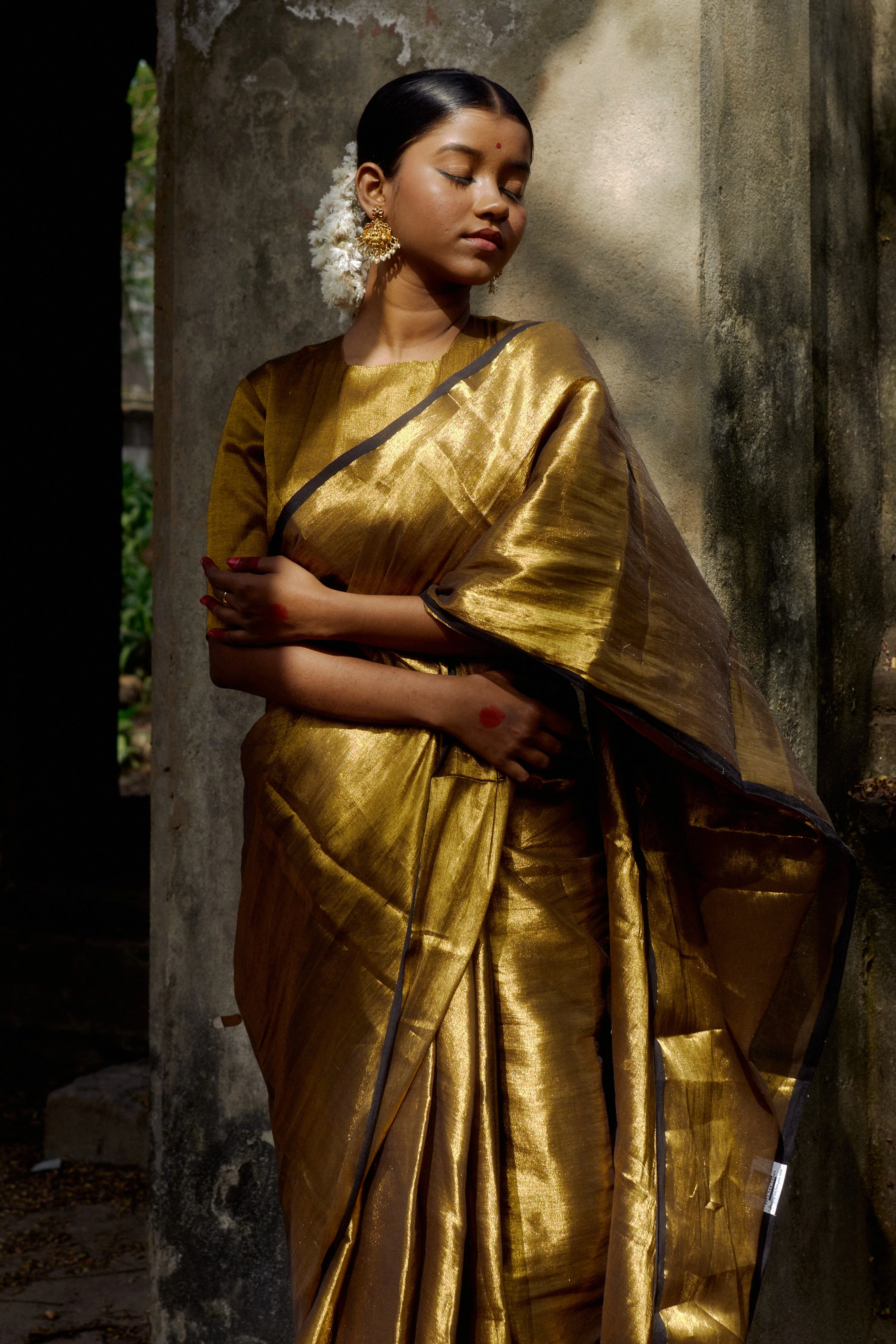 Shikhara Gold Tissue Saree
