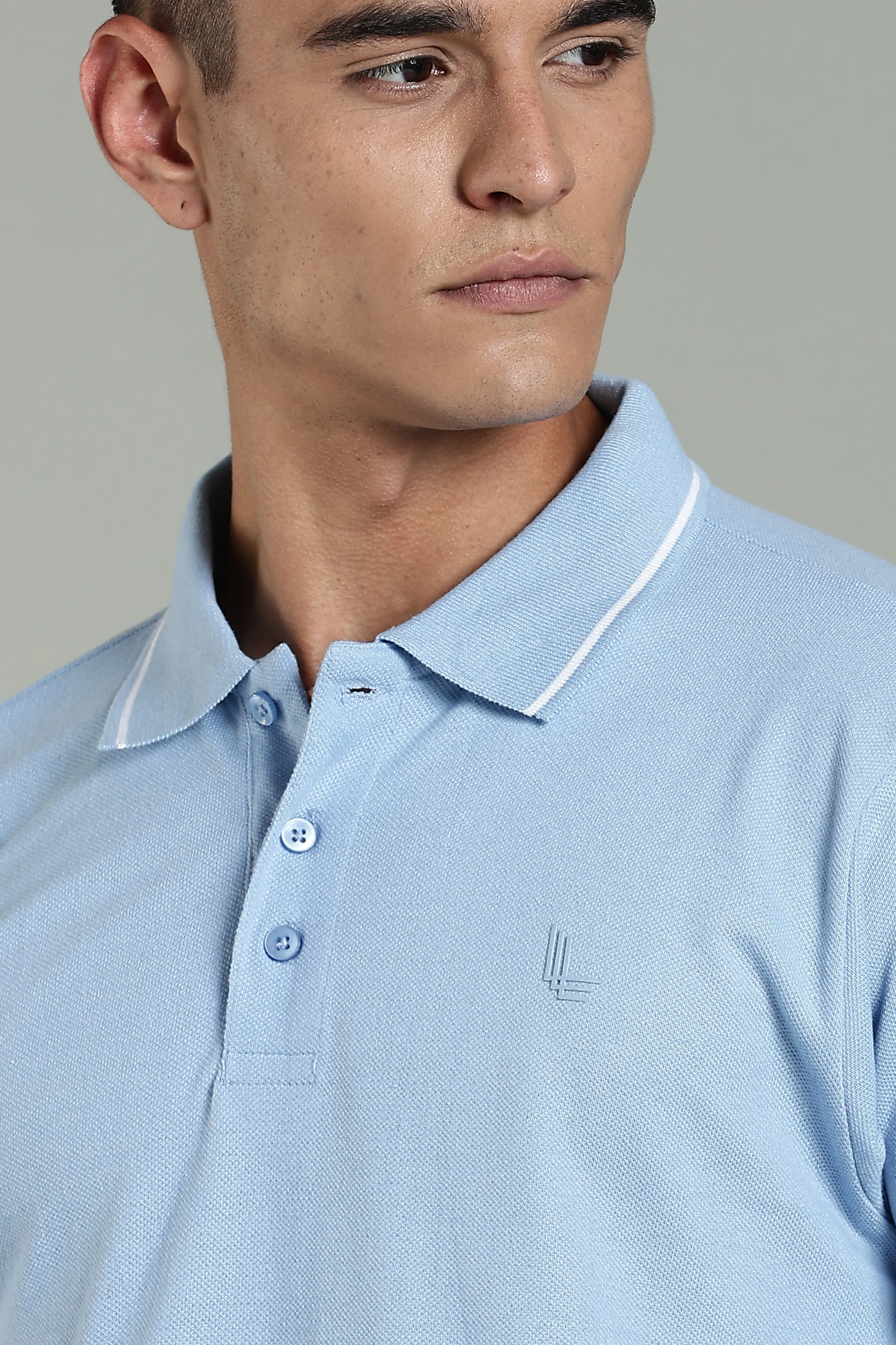 Men Blue Cotton Regular T-Shirt - Image 6