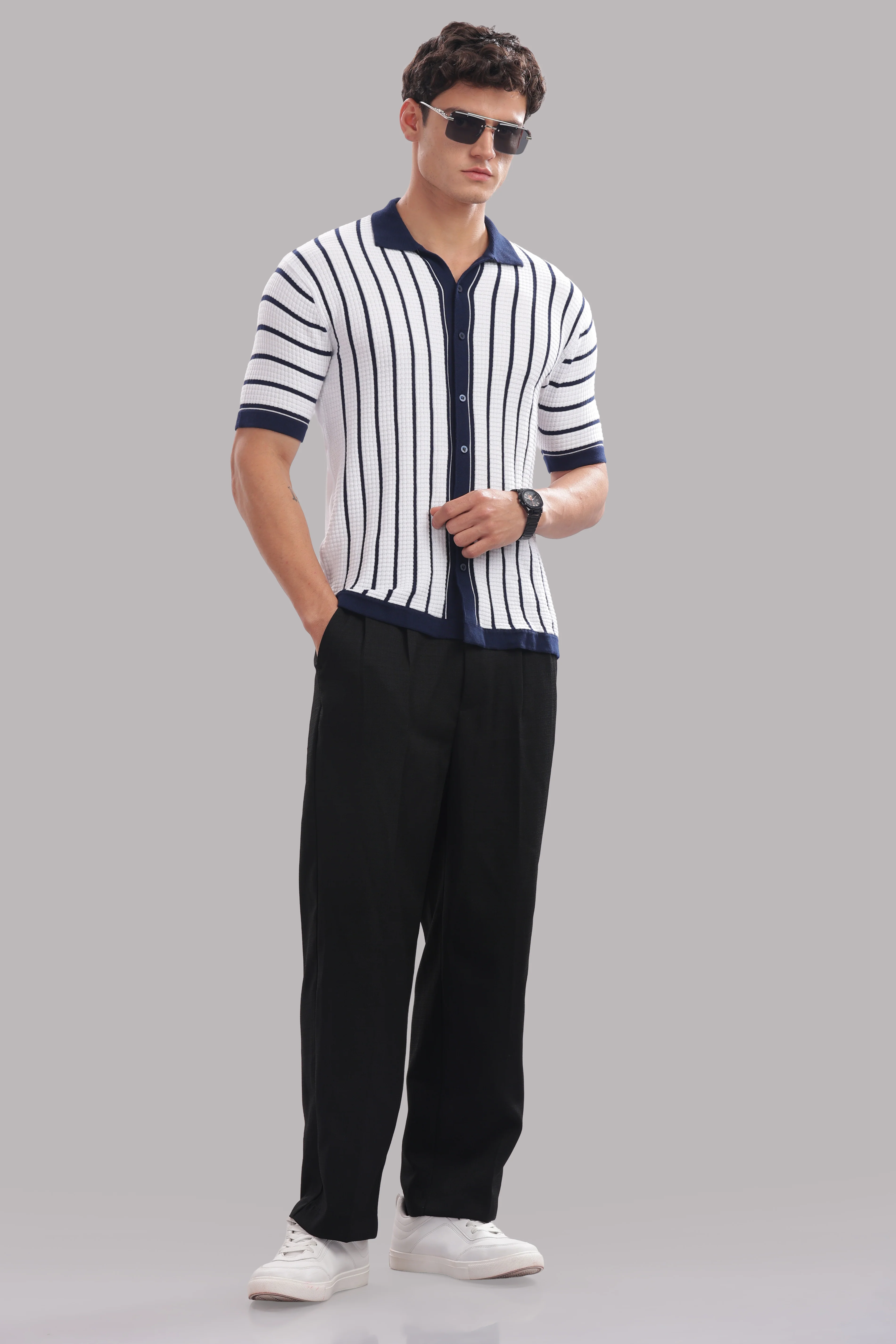 Men Multi Cotton Regular T-Shirt - Image 8