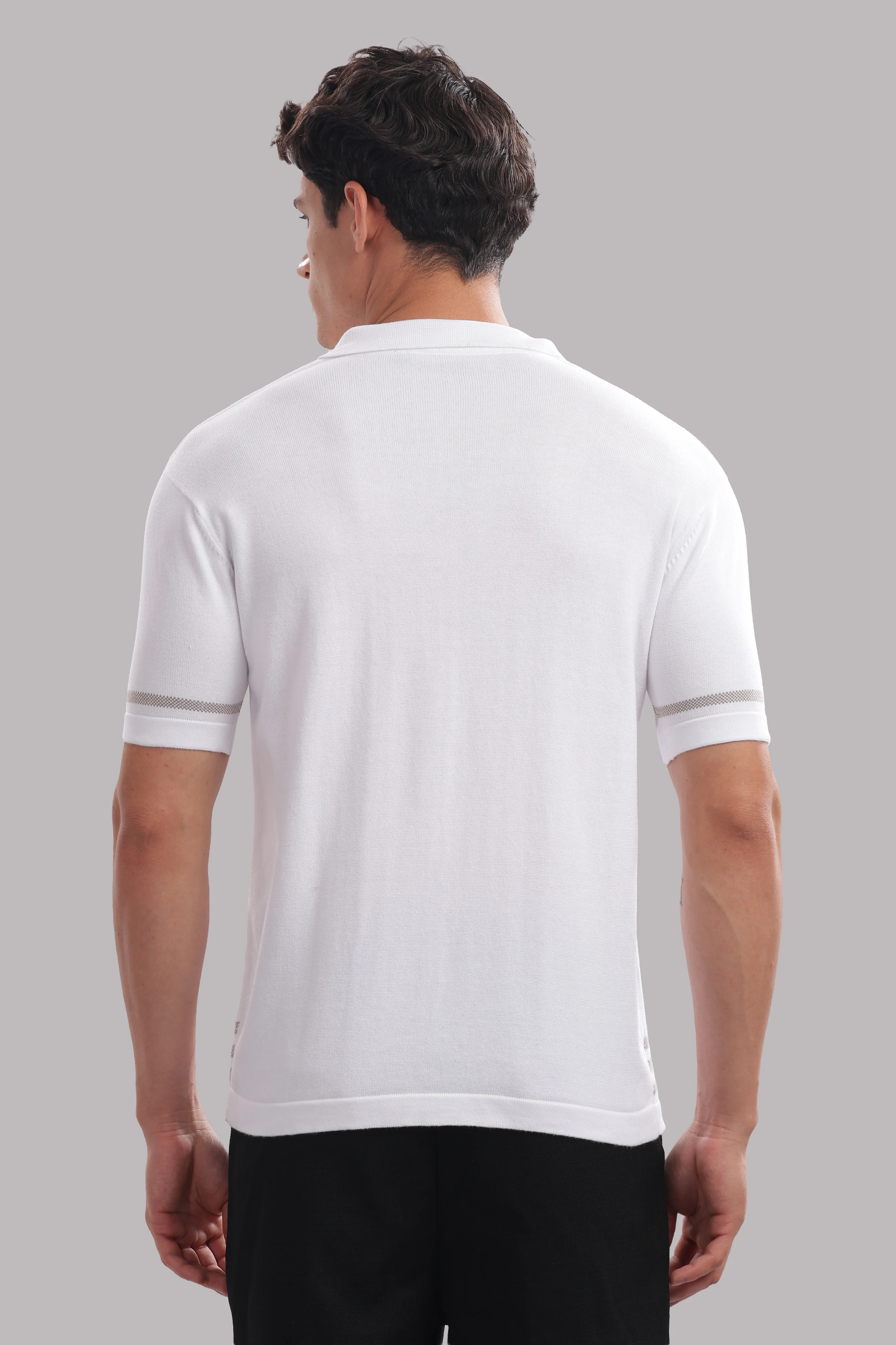 Men Multi Cotton Regular T-Shirt - Image 3