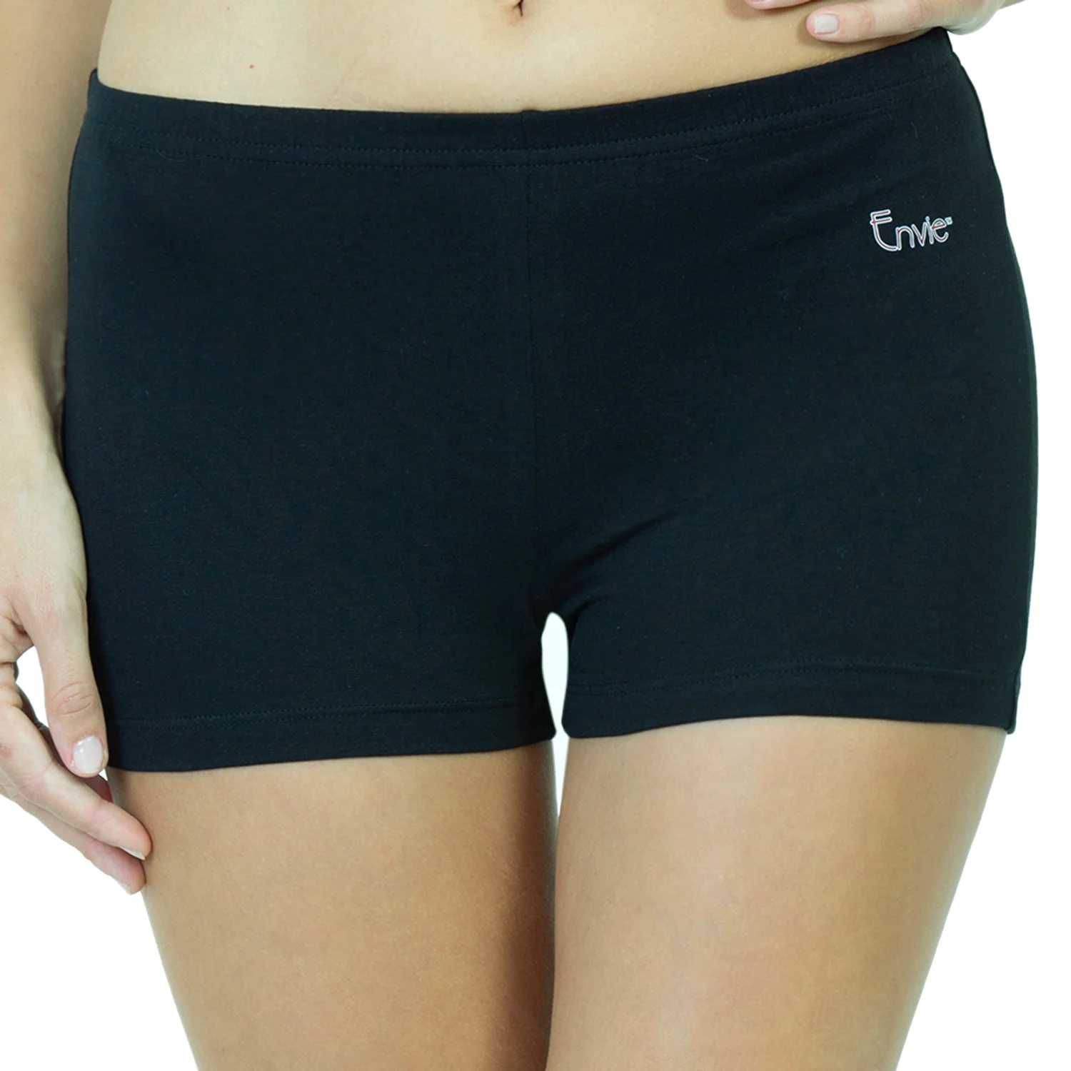 Women Black Basic Underskirt Shorts - Image 3