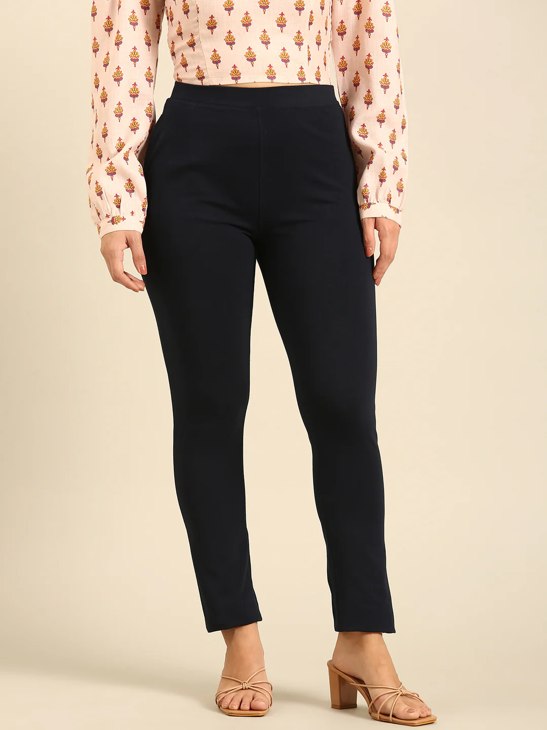 Women Black Casual Pants