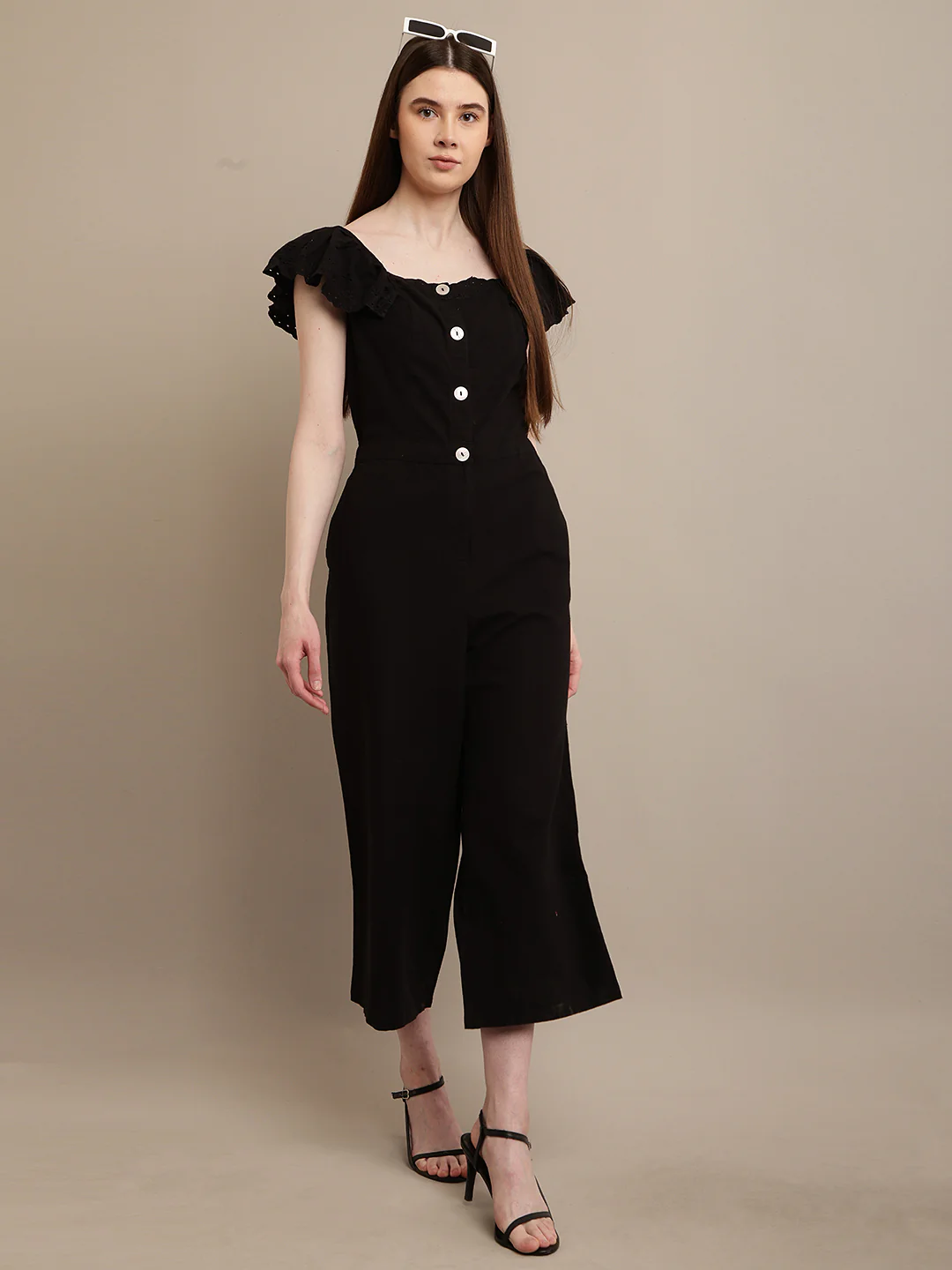 Women Black Jumpsuit - Image 4