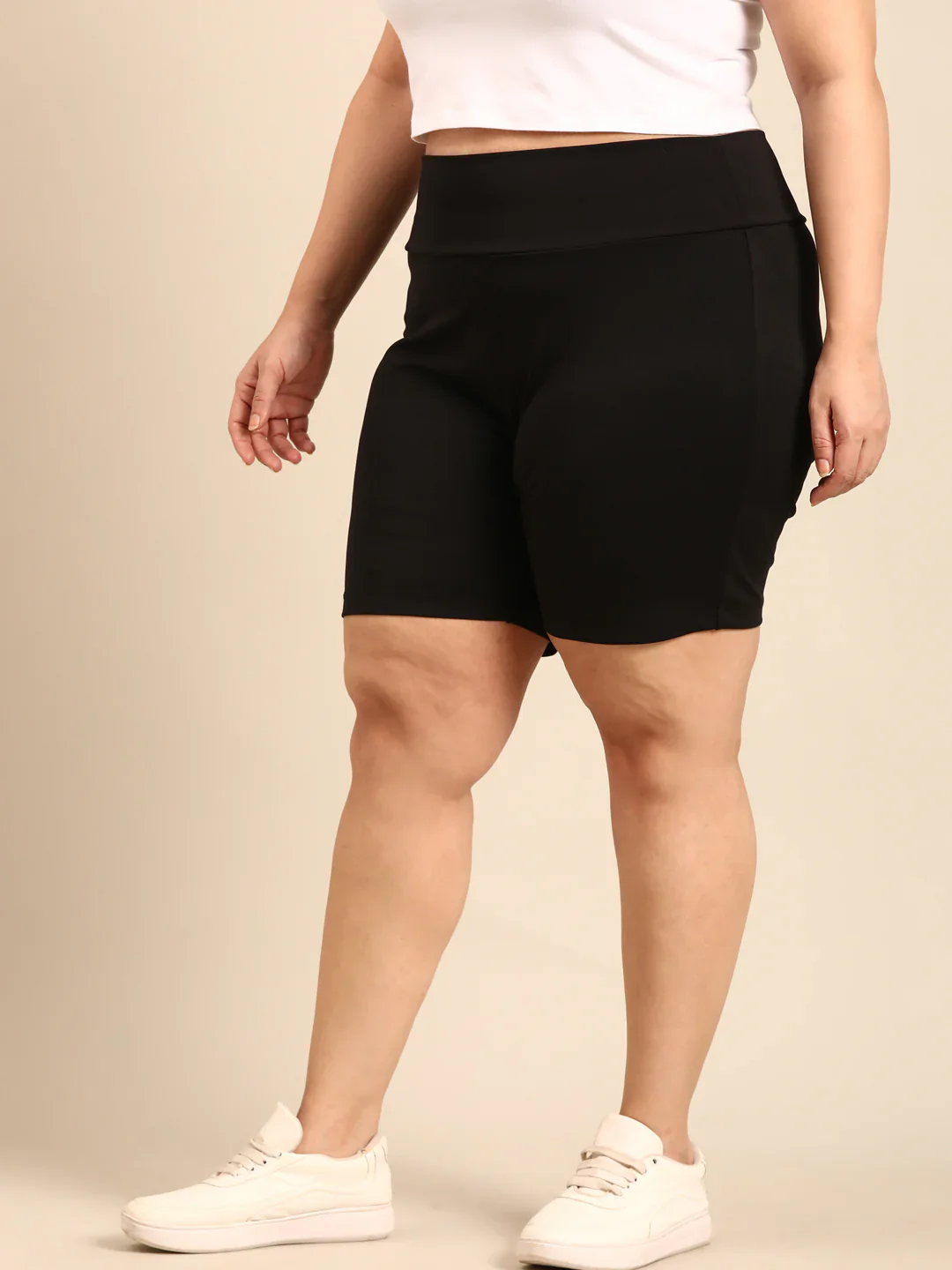 Women Black Shorties - Image 2