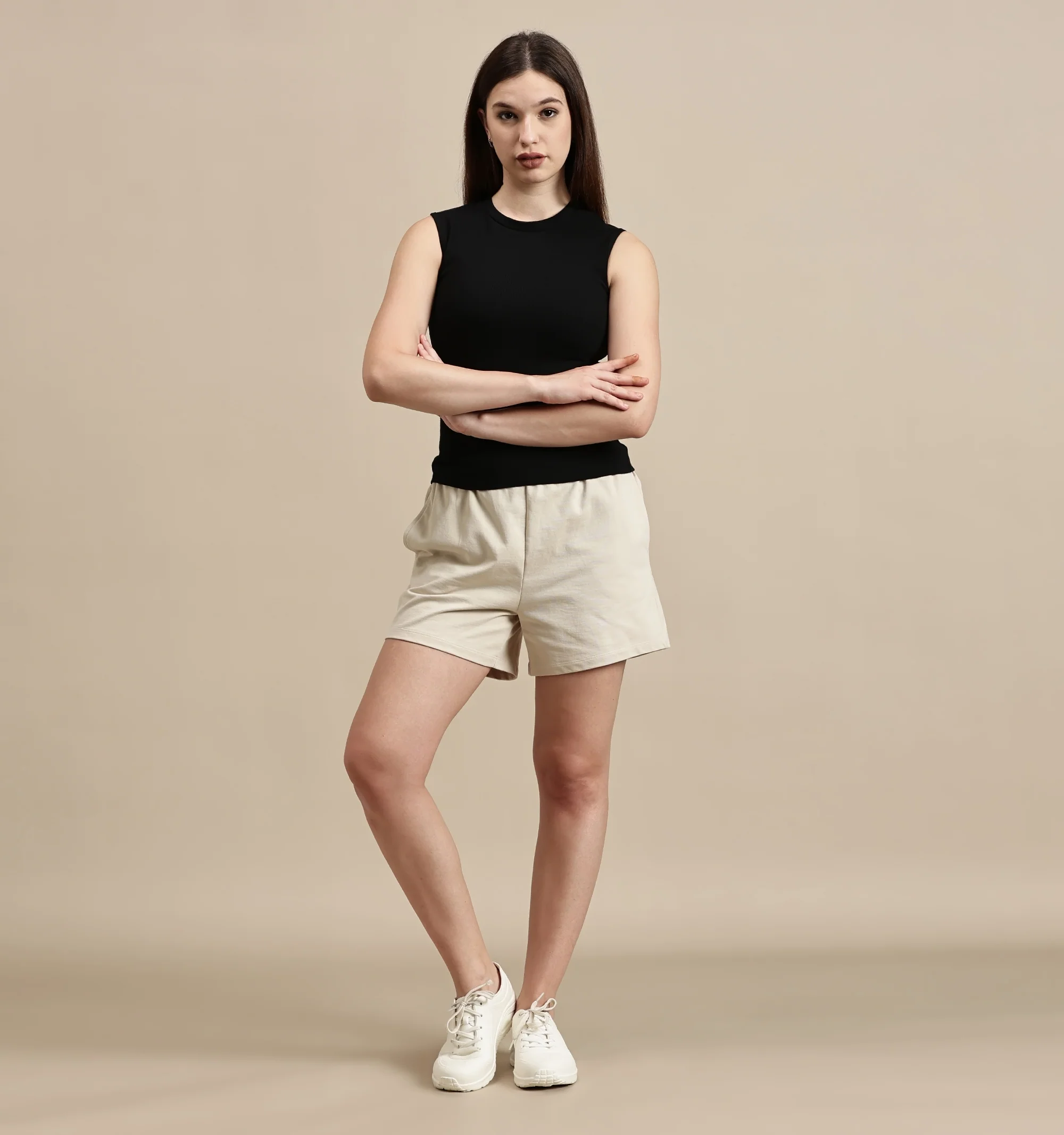 Women Black Sleeveless Top