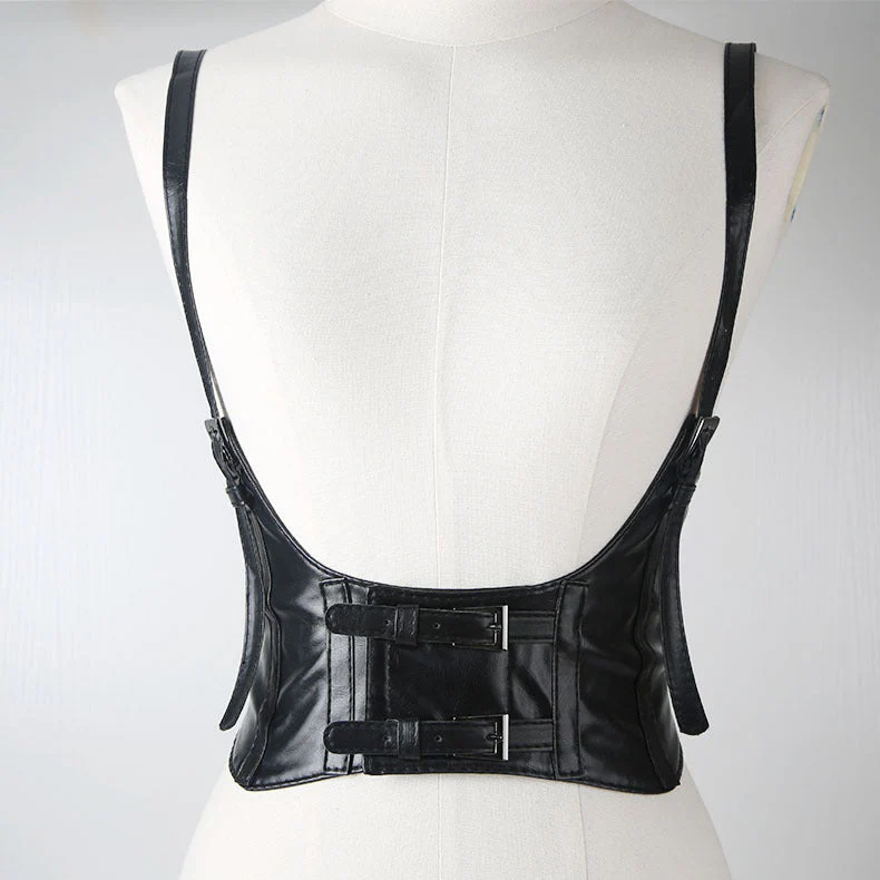 Women Black Spender Style Belt