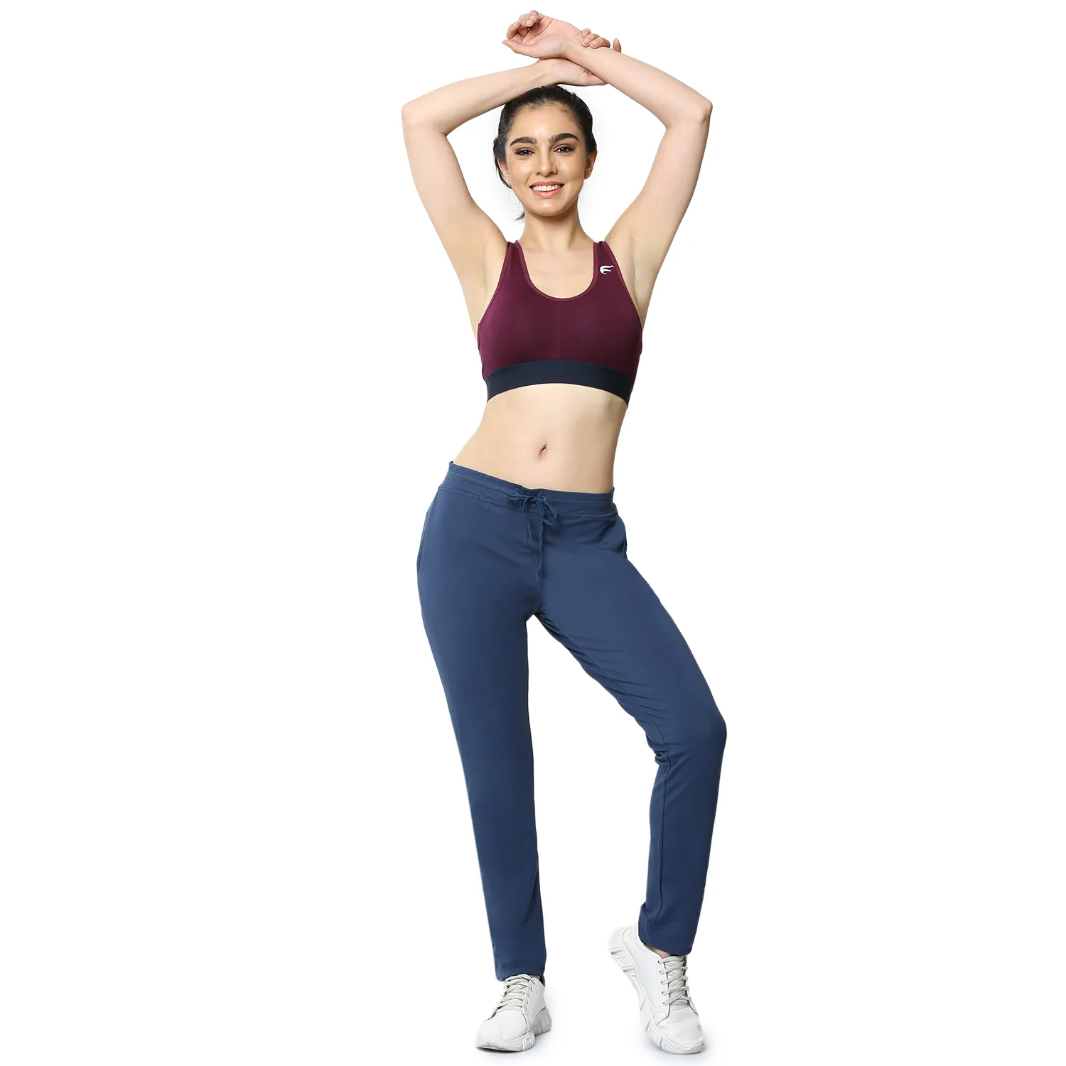Women Blue Ankle Length Track Pant - Image 5