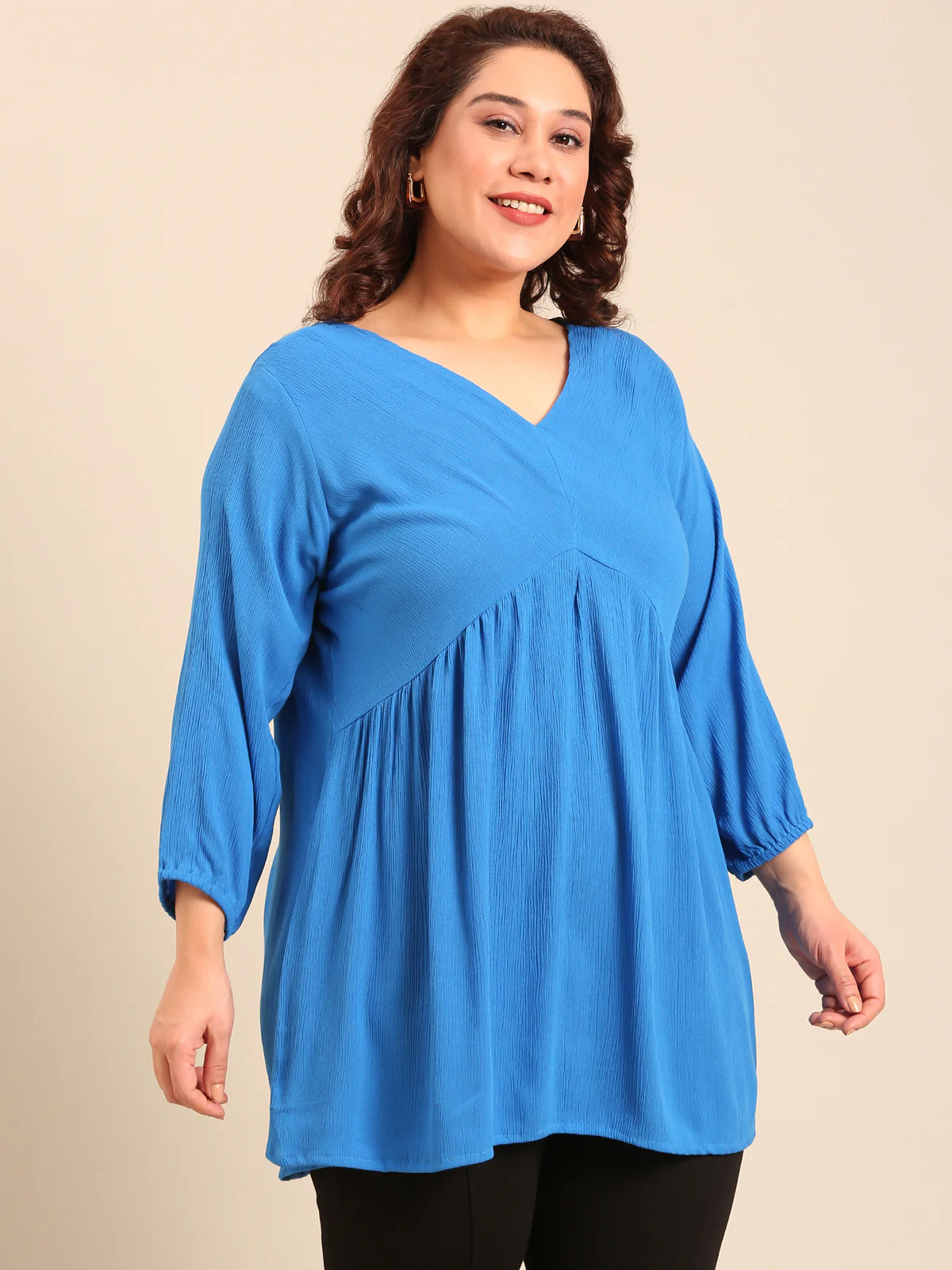 Women Blue Cobalt Tunic - Image 5