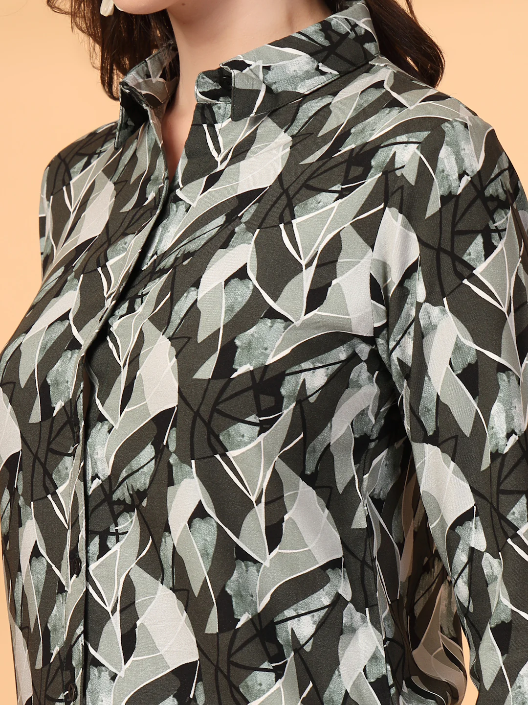 Women Blue Printed Co-ords - Image 4