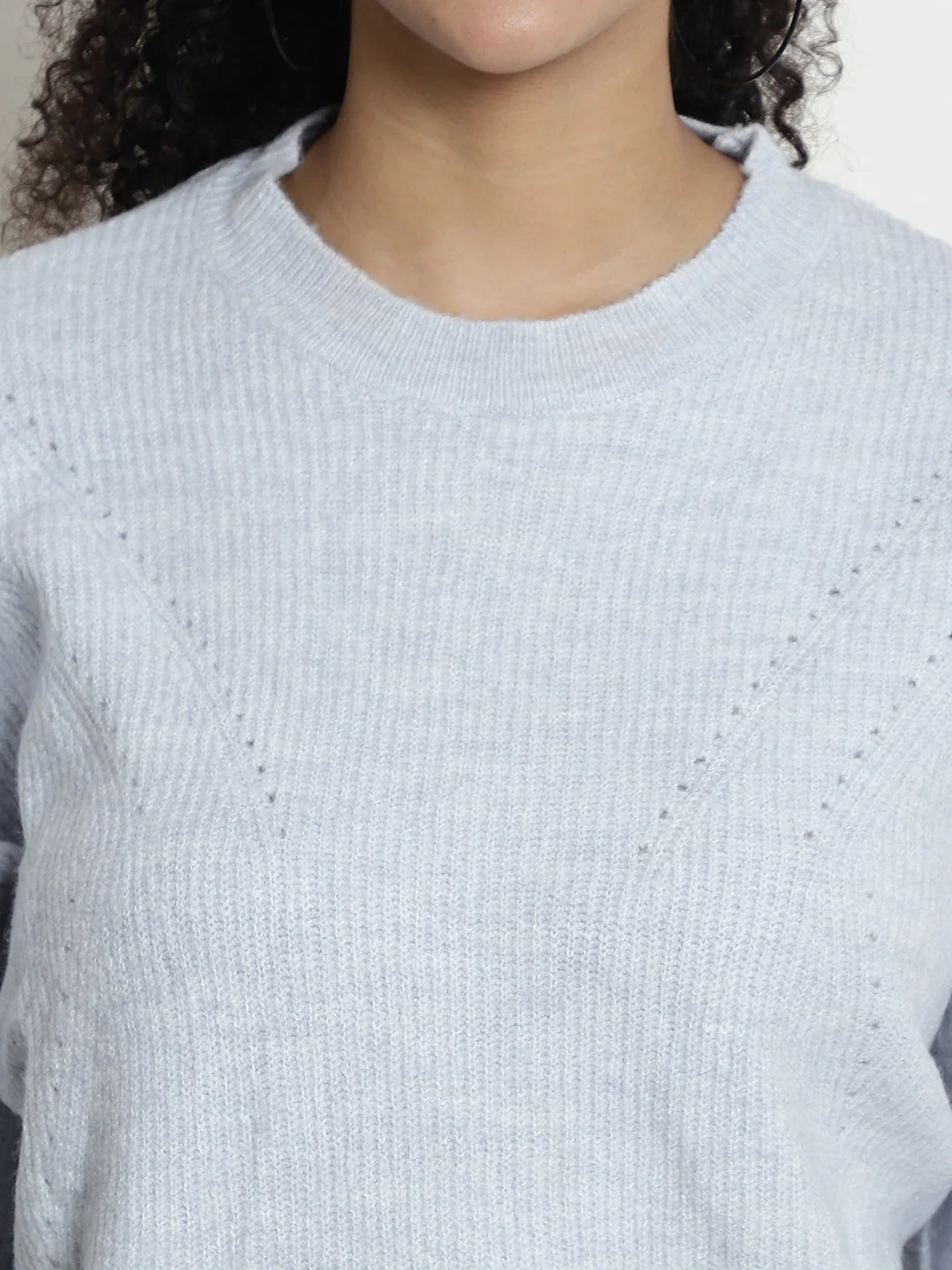 Women Blue Sweater - Image 7