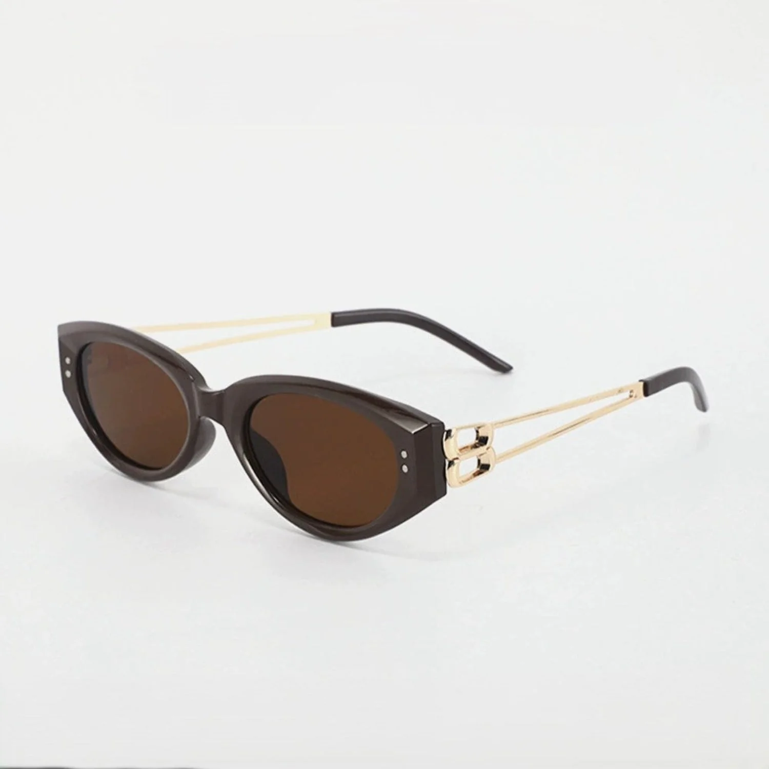 Women Brown Cat Eye Sunglasses