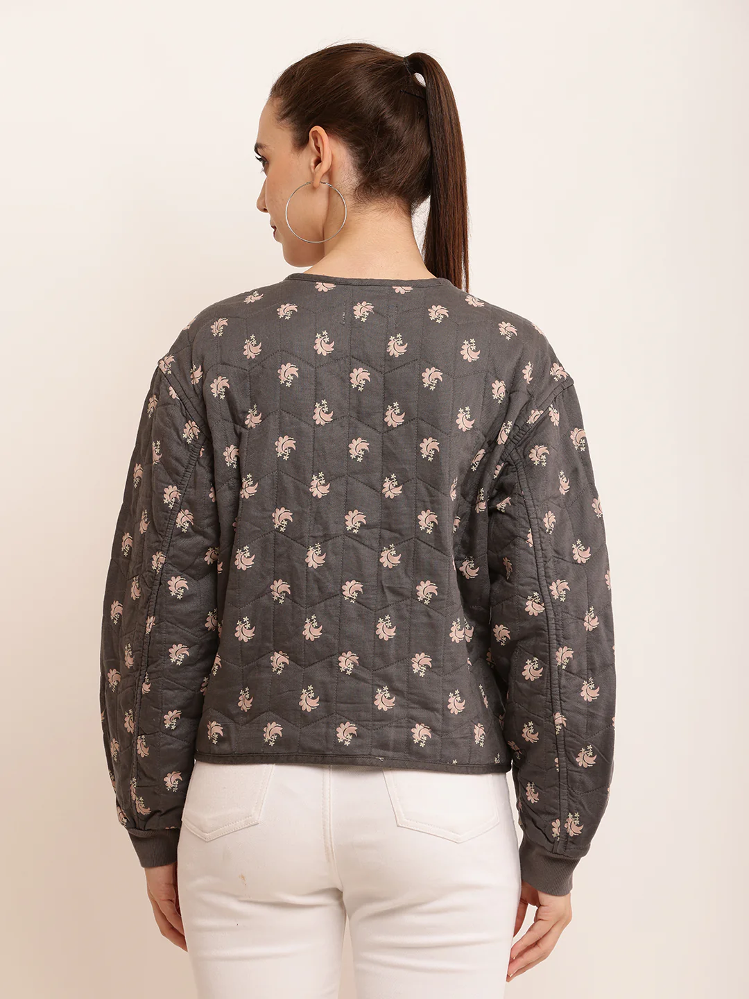 Women Comfy Quilted Jacket - Image 4