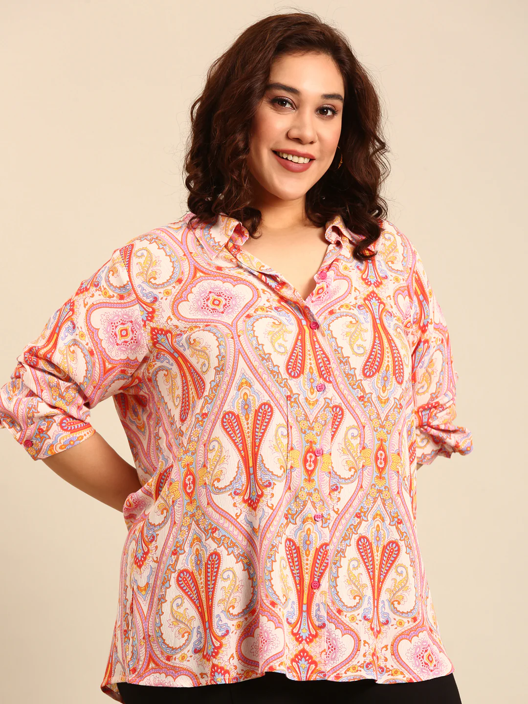 Women Ethnic Printed Shirt - Image 6