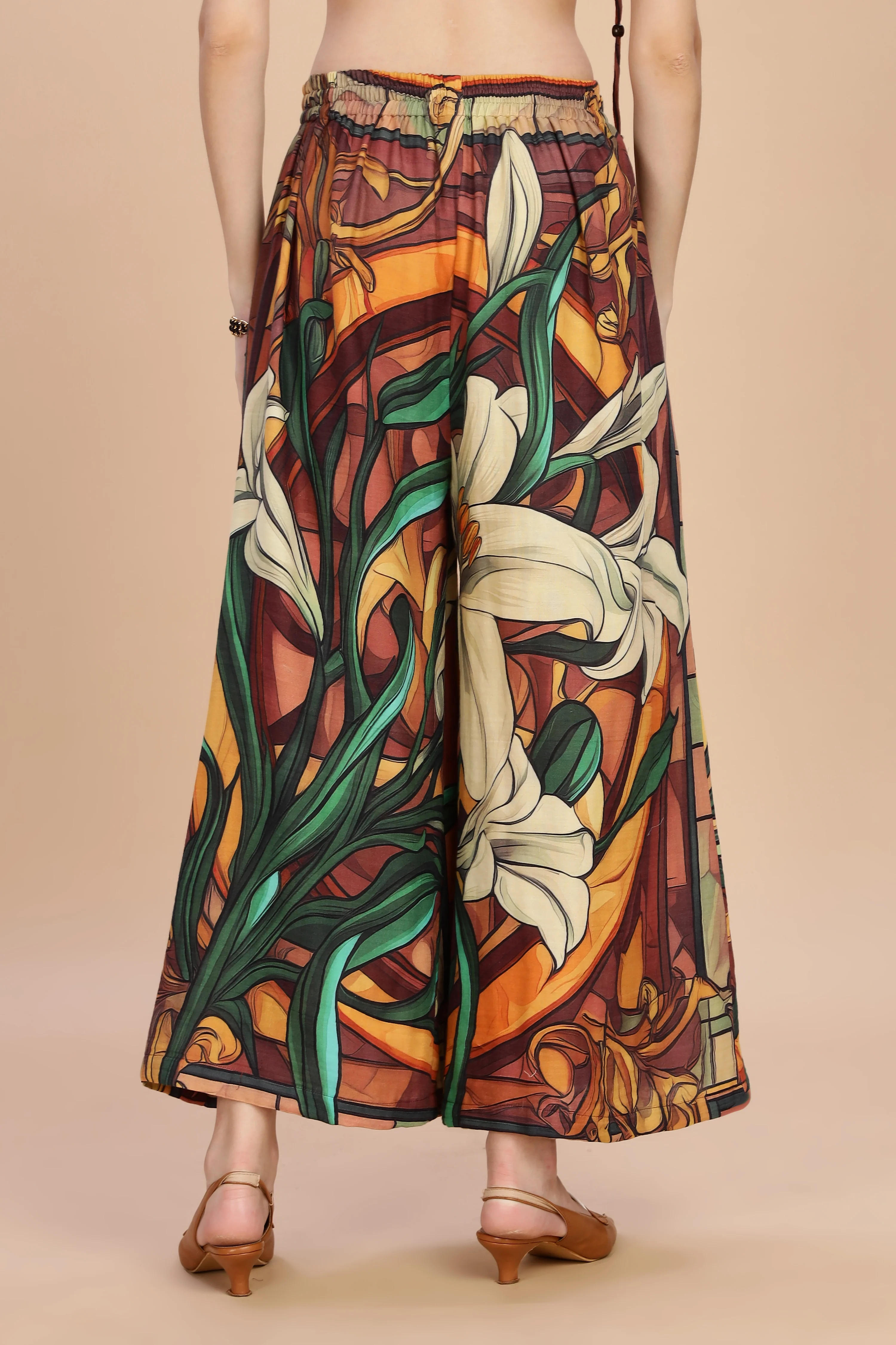 Women Liliare Co-Ord Gauge Cotton Set - Image 5