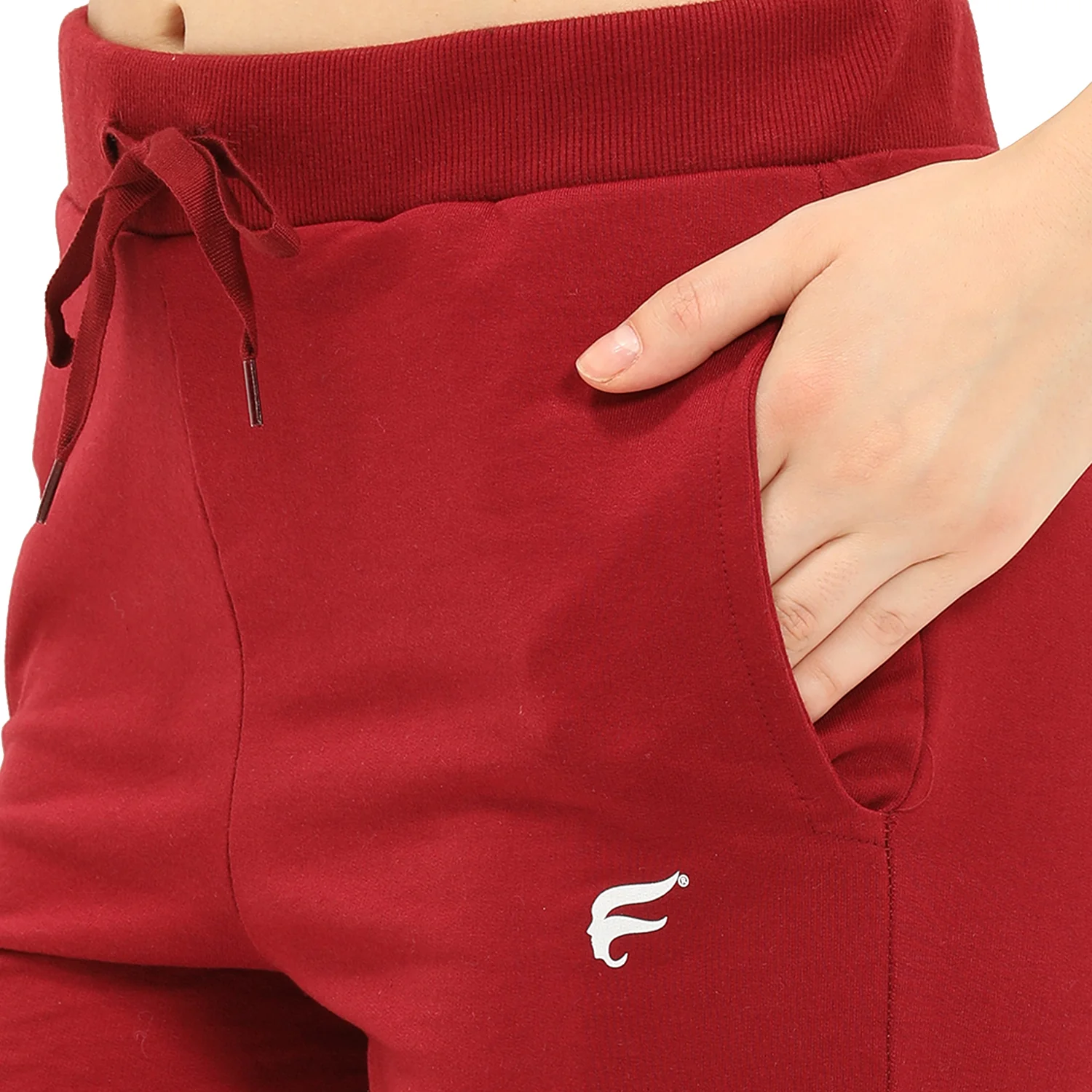 Women Maroon Ankle Length Track Pant - Image 6