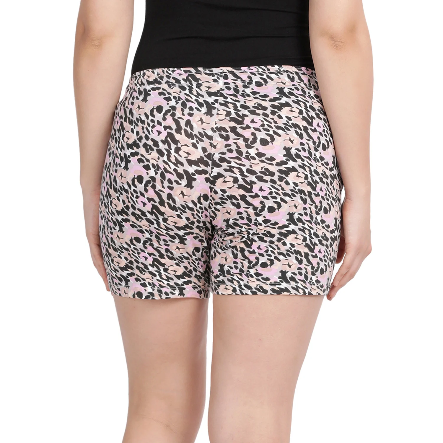 Women Regular Fit Knitted Shorts - Image 2
