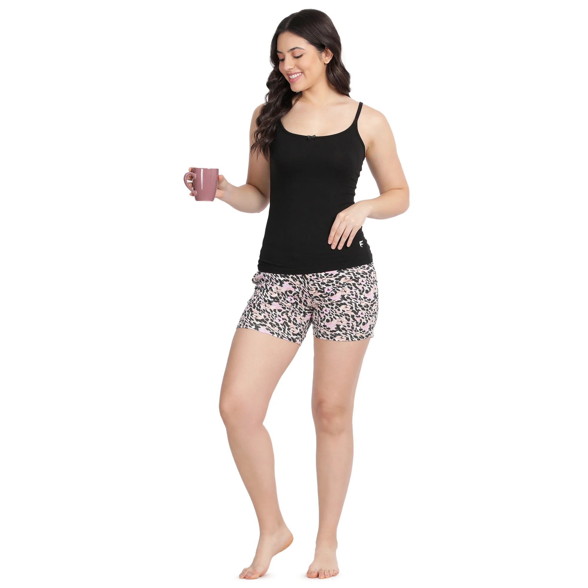 Women Regular Fit Knitted Shorts - Image 5