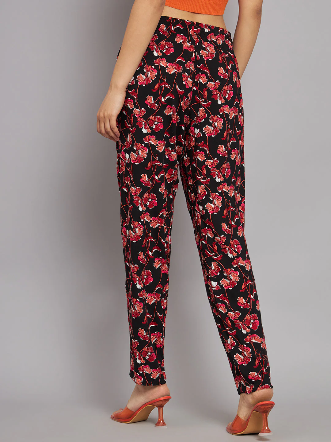 Women Multicolour Printed Pants - Image 3