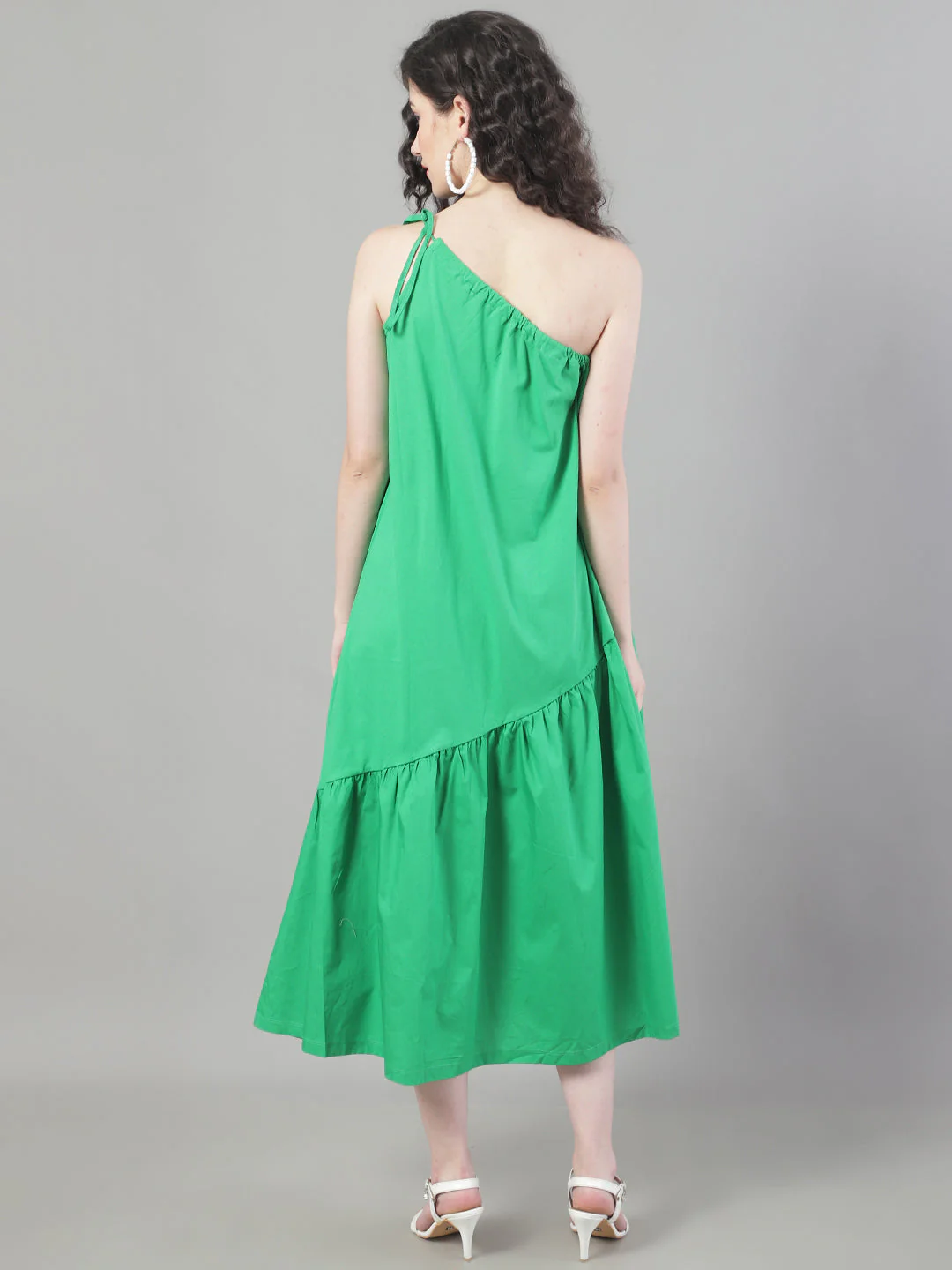 Women One Shoulder Dress - Image 4