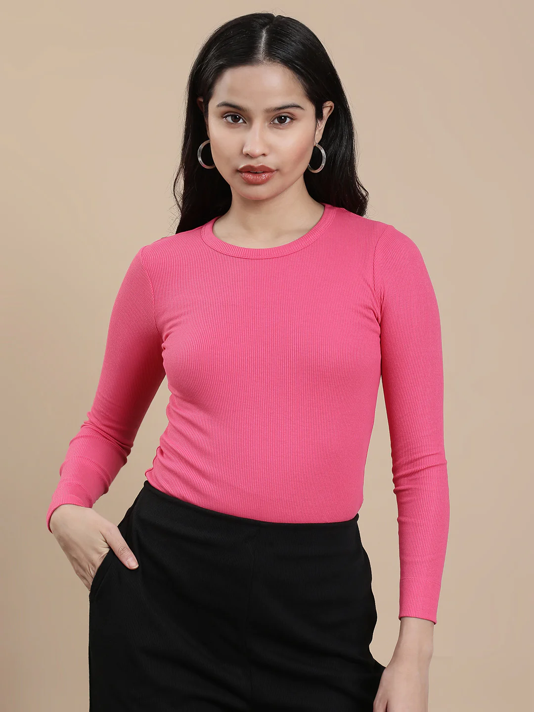 Women Pink Casual Top
