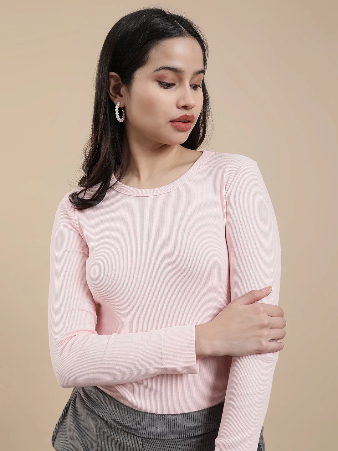 Women Pink Casual Top