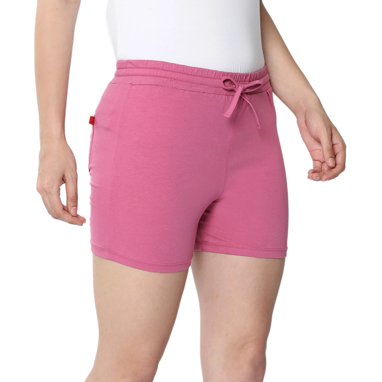Women Pink Hot Shorts - Image 4